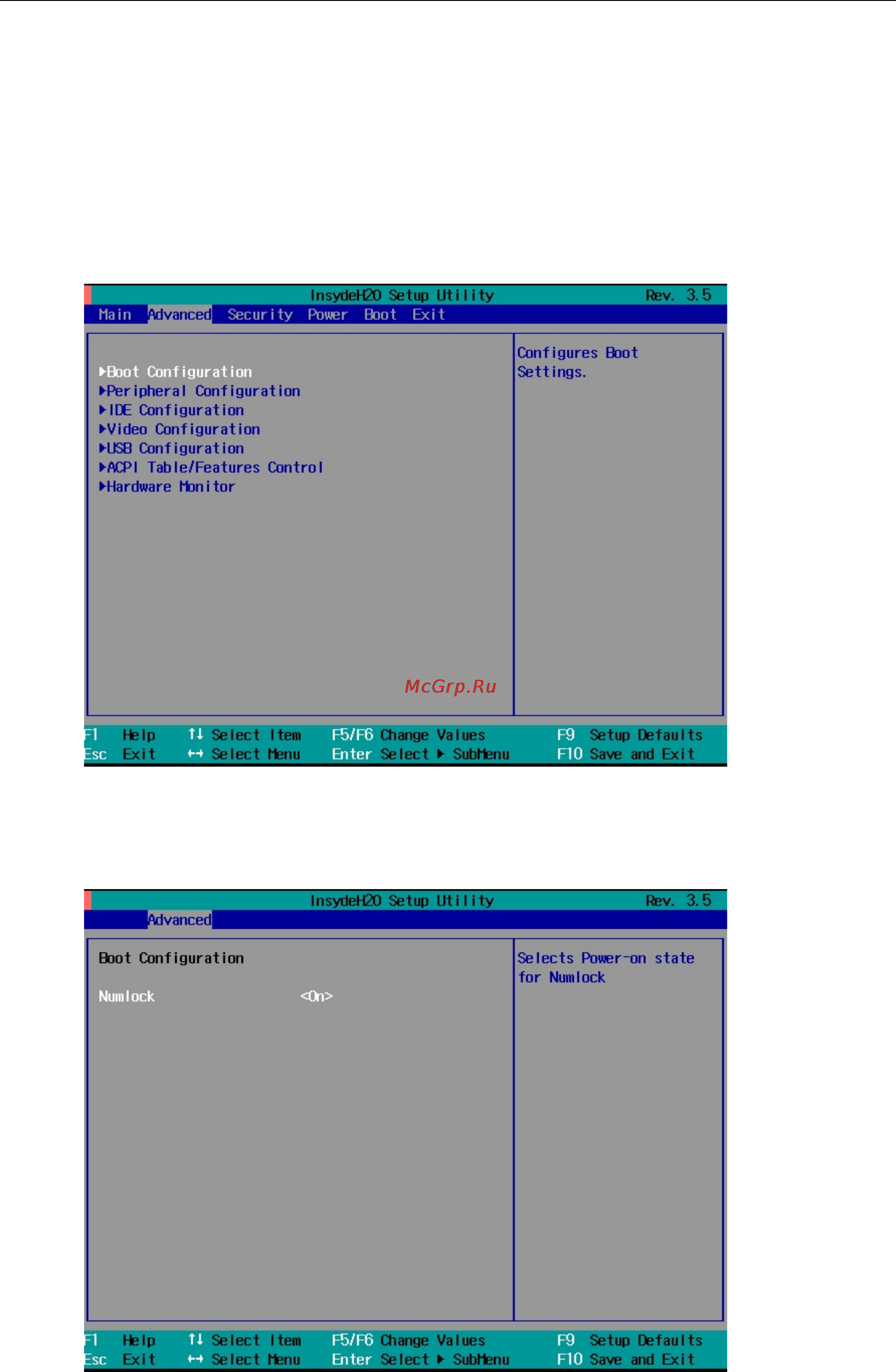 Moxa TC-6110-T-W7E [32/46] Modifying bios settings