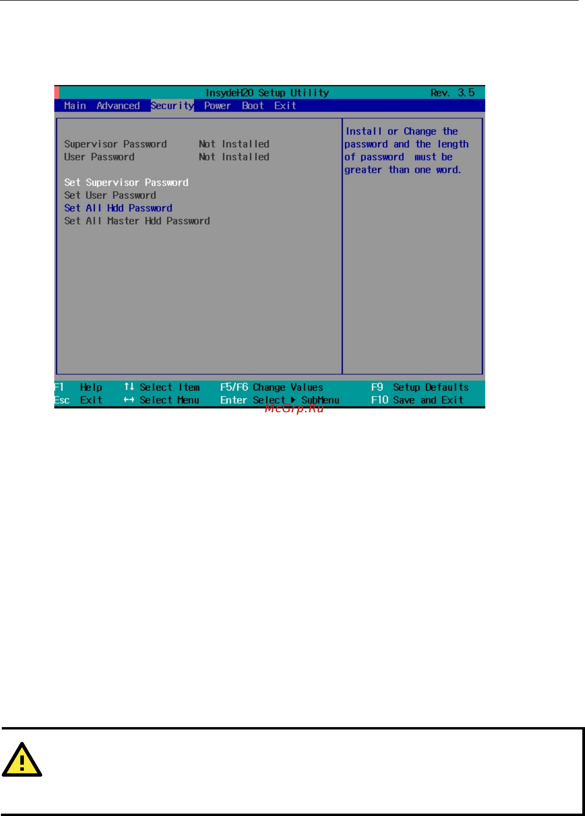 Moxa TC-6110-T-W7E [37/46] Warning