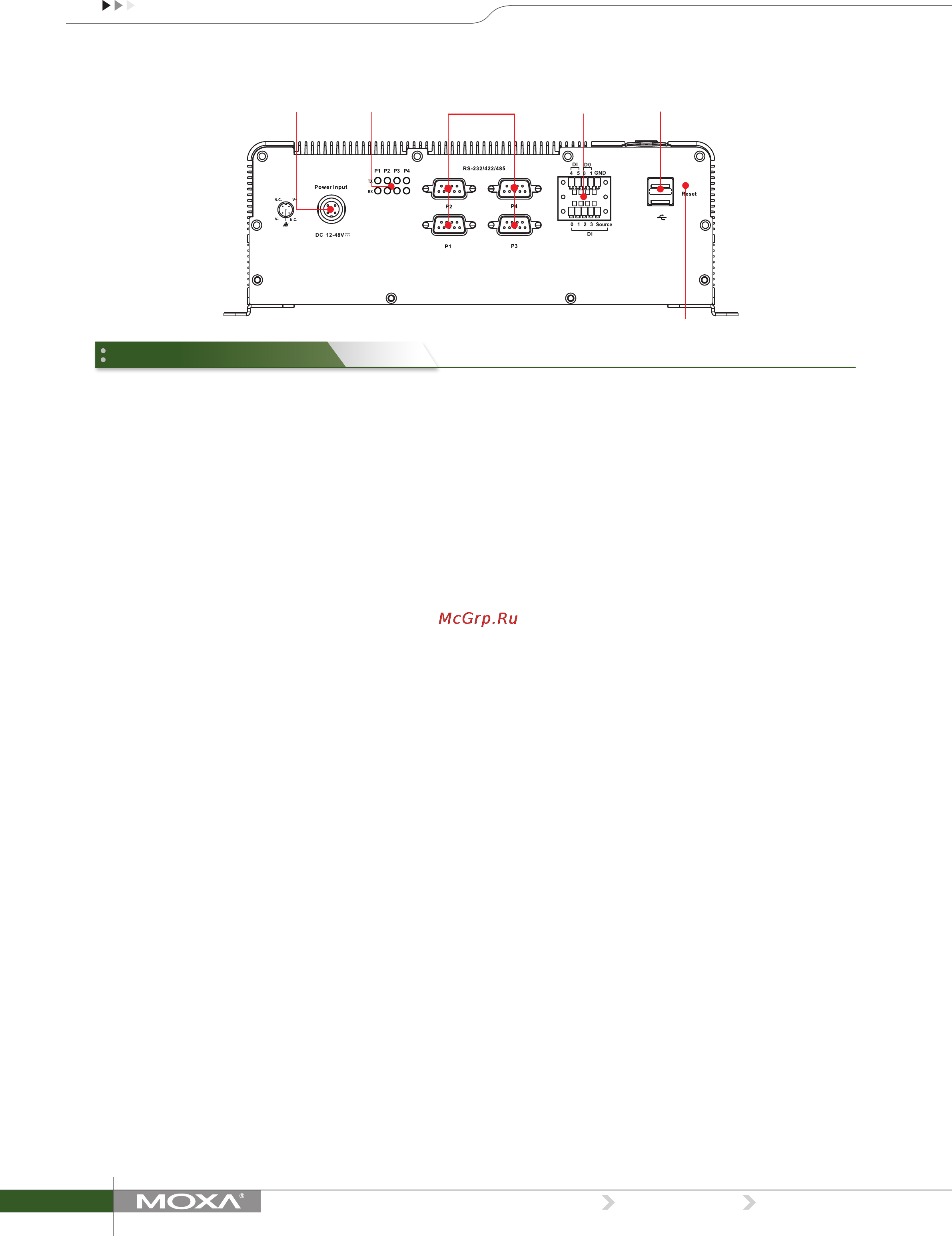 Moxa V2416-LX [2/5] Hardware specifications