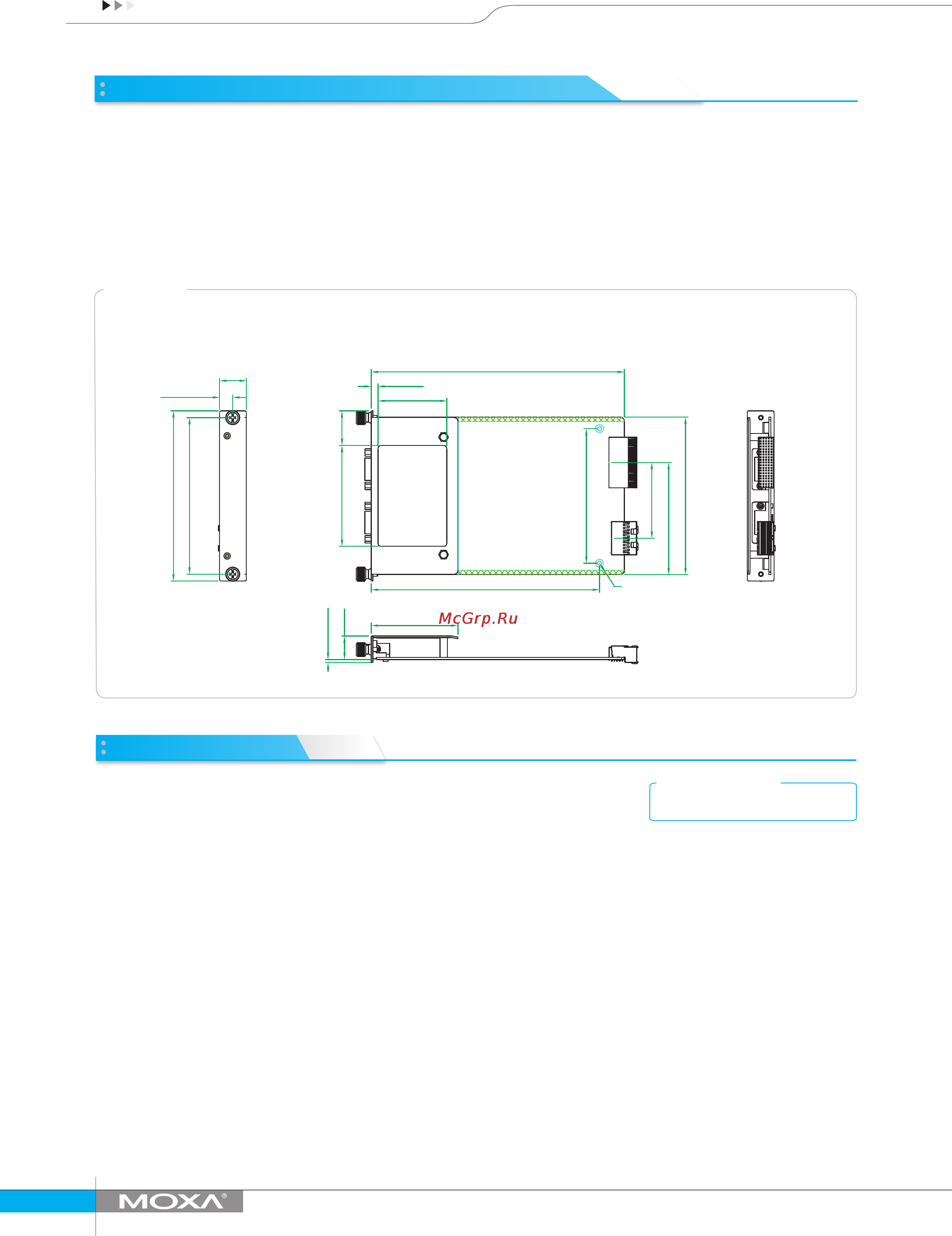 Moxa TC-CP02-DB-T [3/3] Ordering information