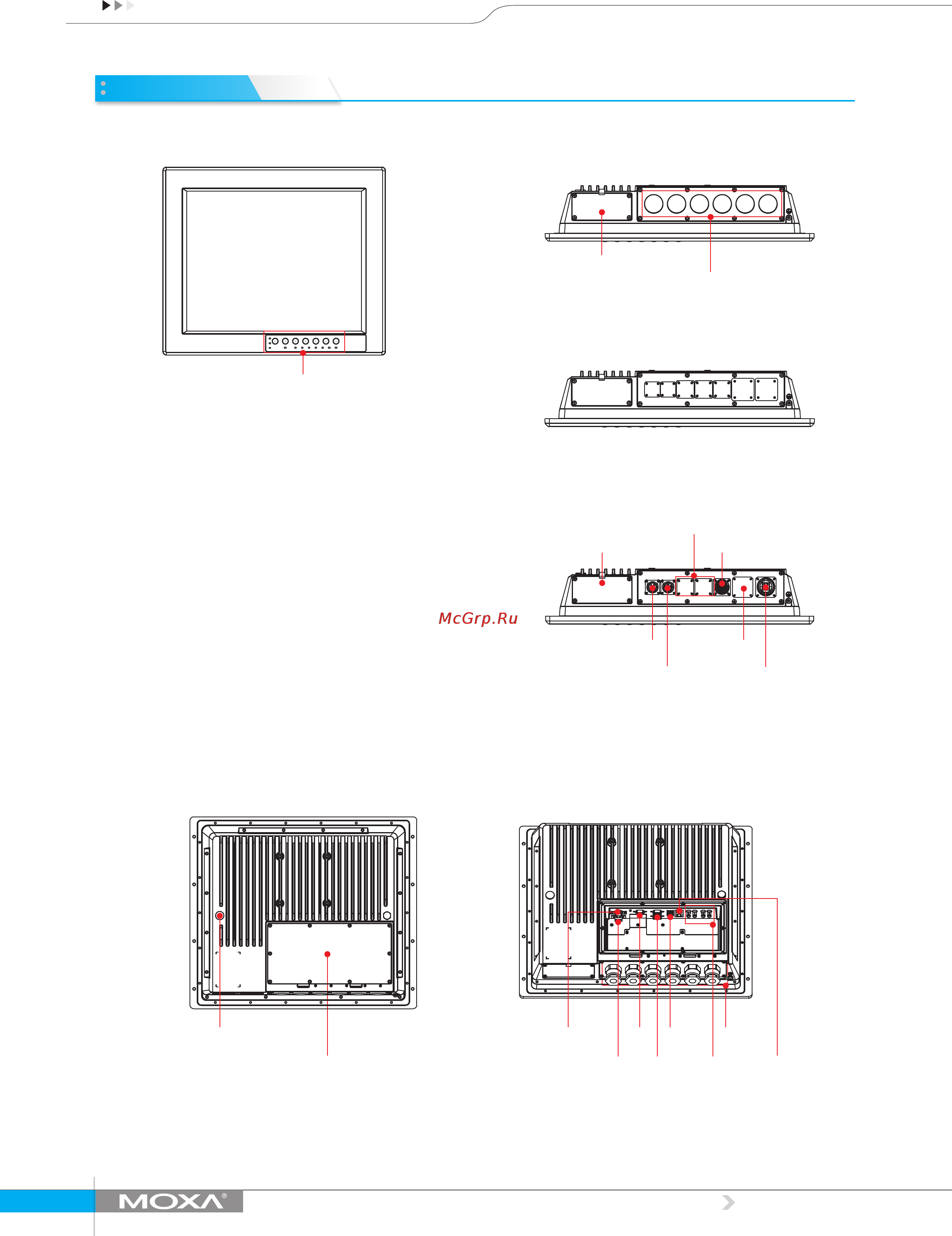 Moxa EXPC-1319-STS-FX-W7E [3/4] Appearance