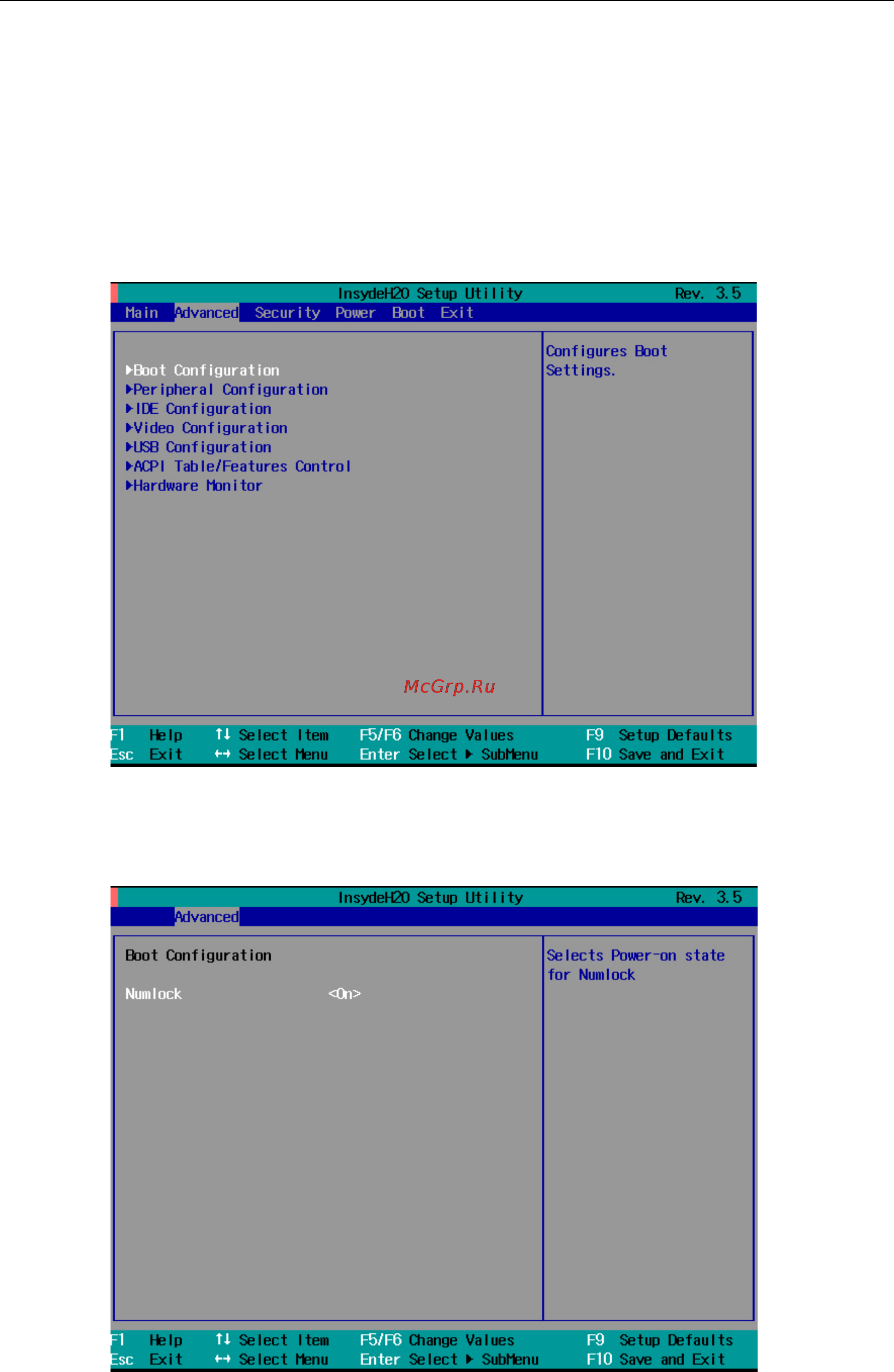 Moxa EXPC-1319-STS-W7E [31/49] Modifying bios settings
