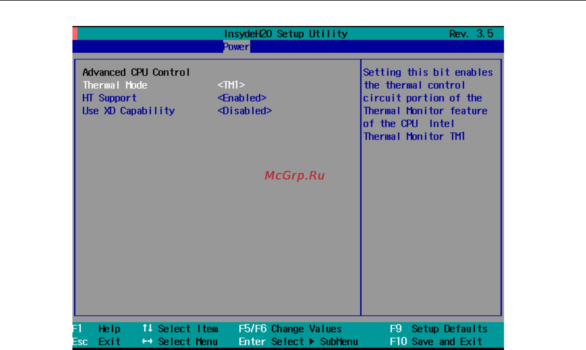 Moxa EXPC-1319-STS-W7E [39/49] Advanced cpu control