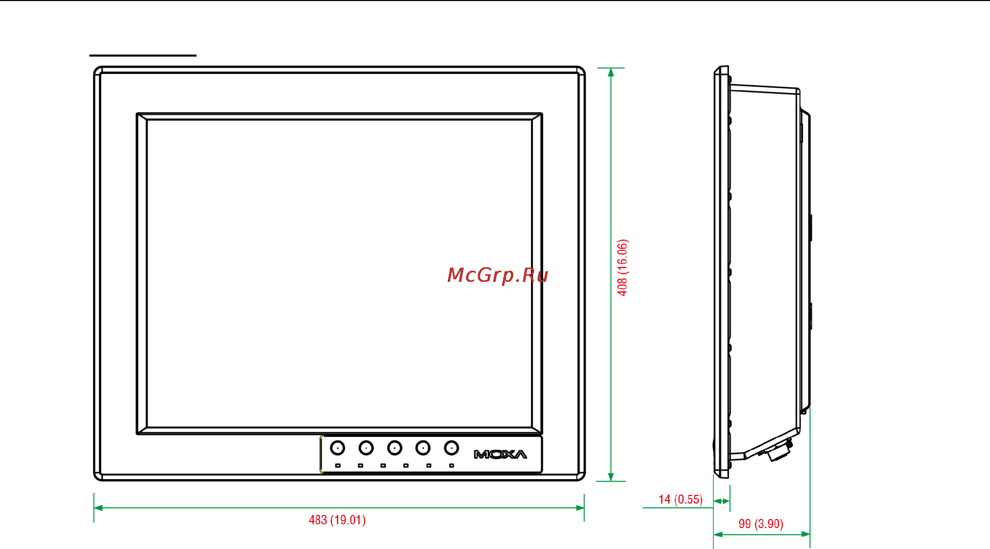 Moxa EXPC-1319-STS-W7E [7/49] Expc 1319 series hardware introduction