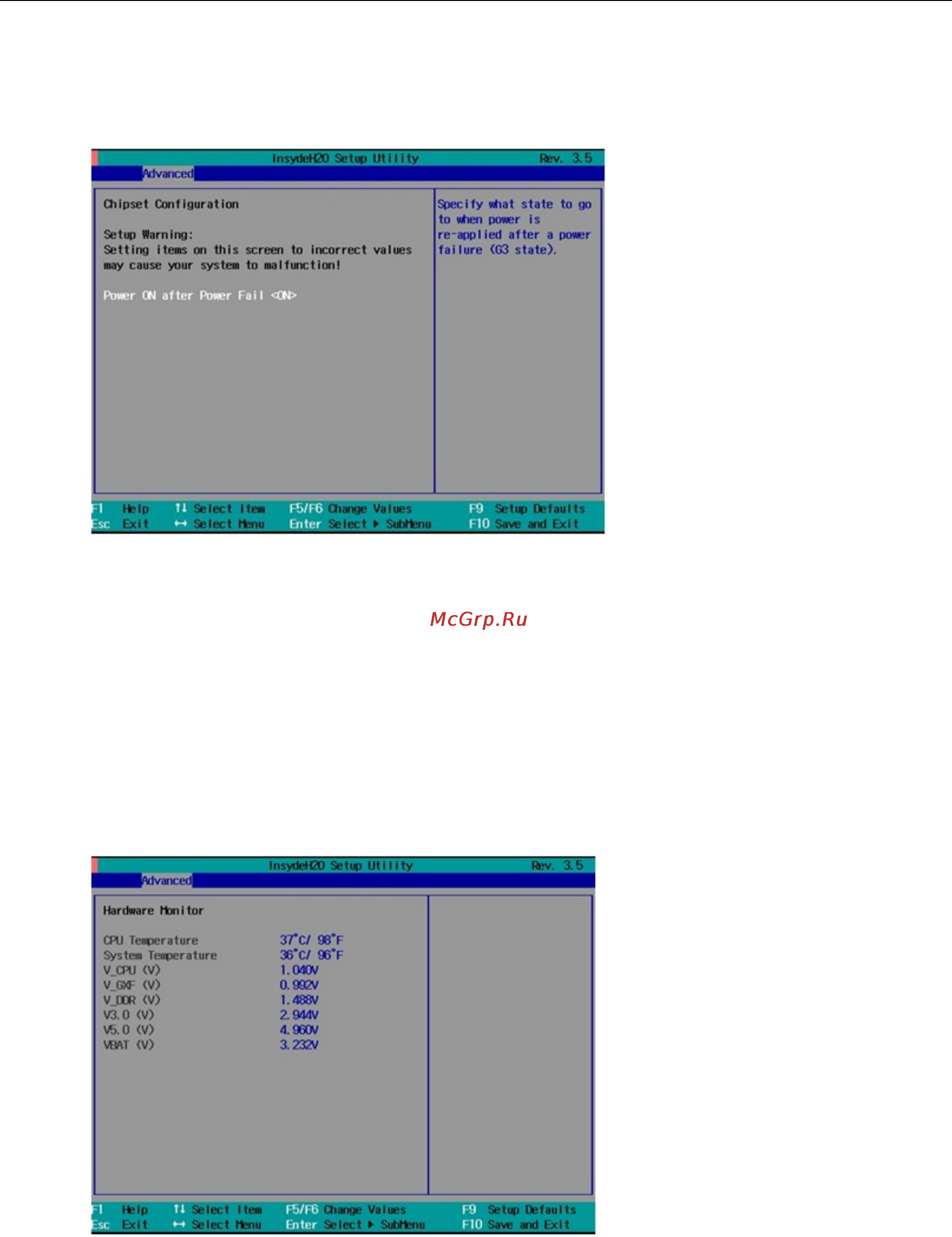 Moxa MC-5150-DC-CP [33/55] Chipset configuration