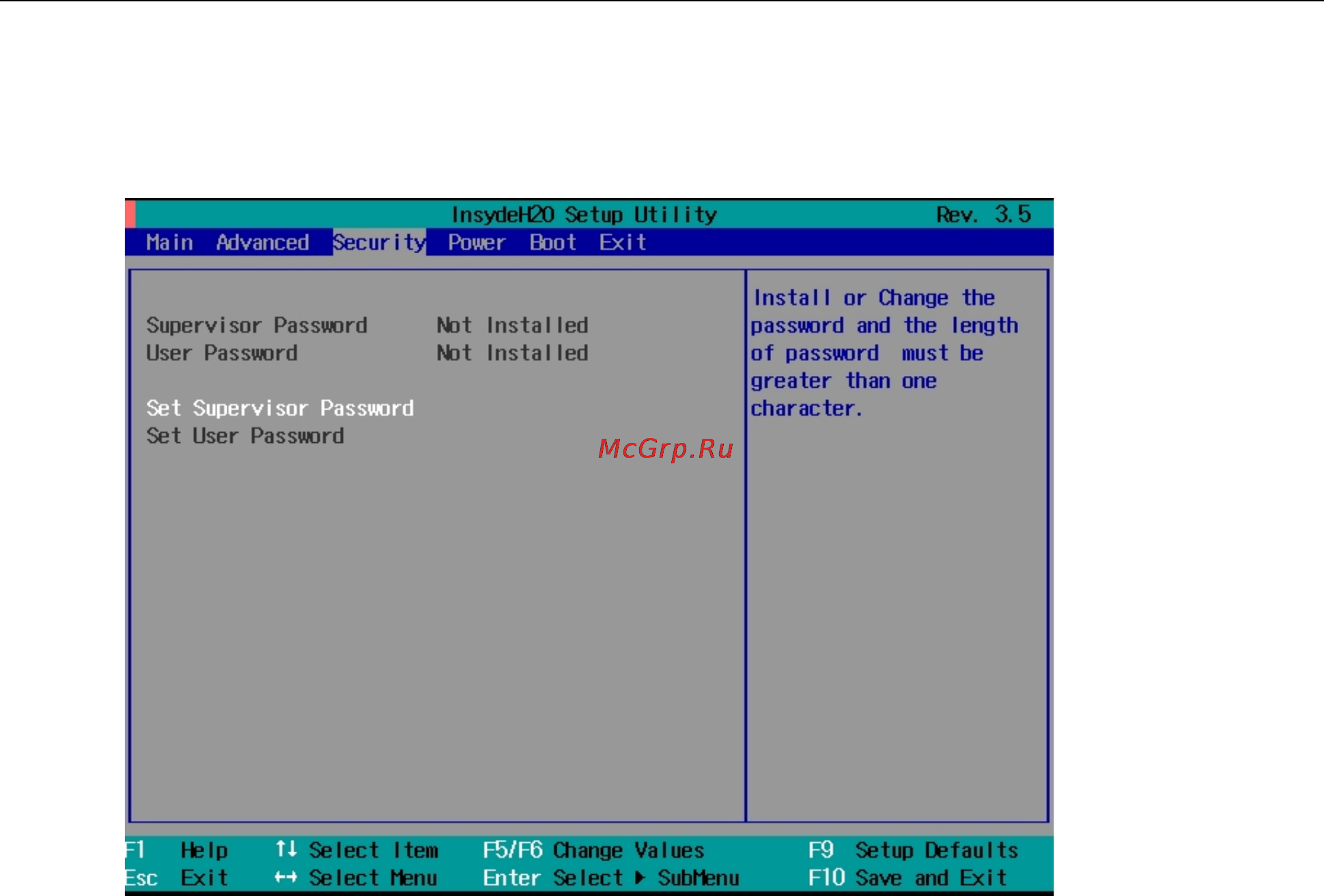 Moxa MC-5150-DC-CP [34/55] Set supervisor password