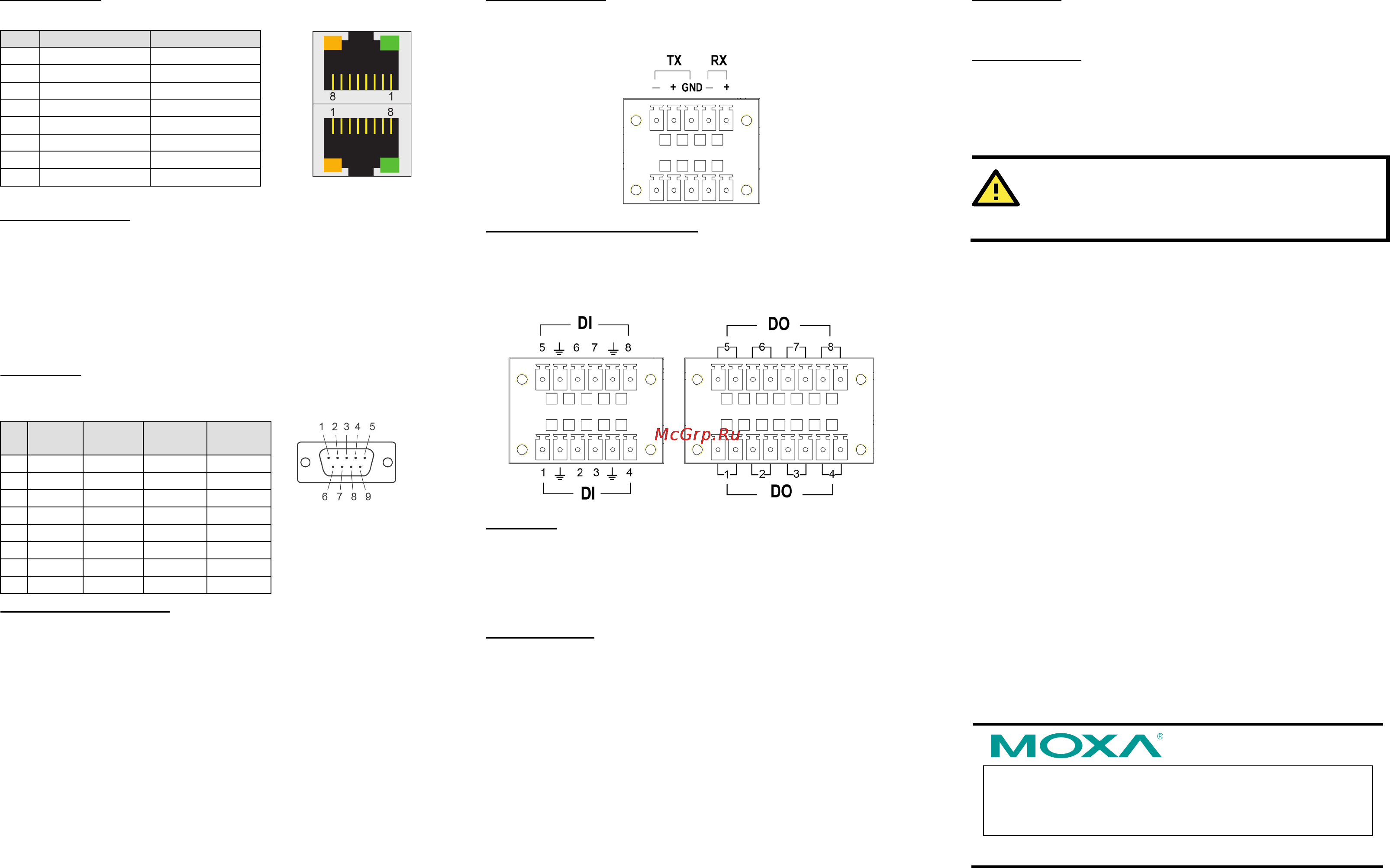 Moxa MC-7130-MP [2/2] Attention