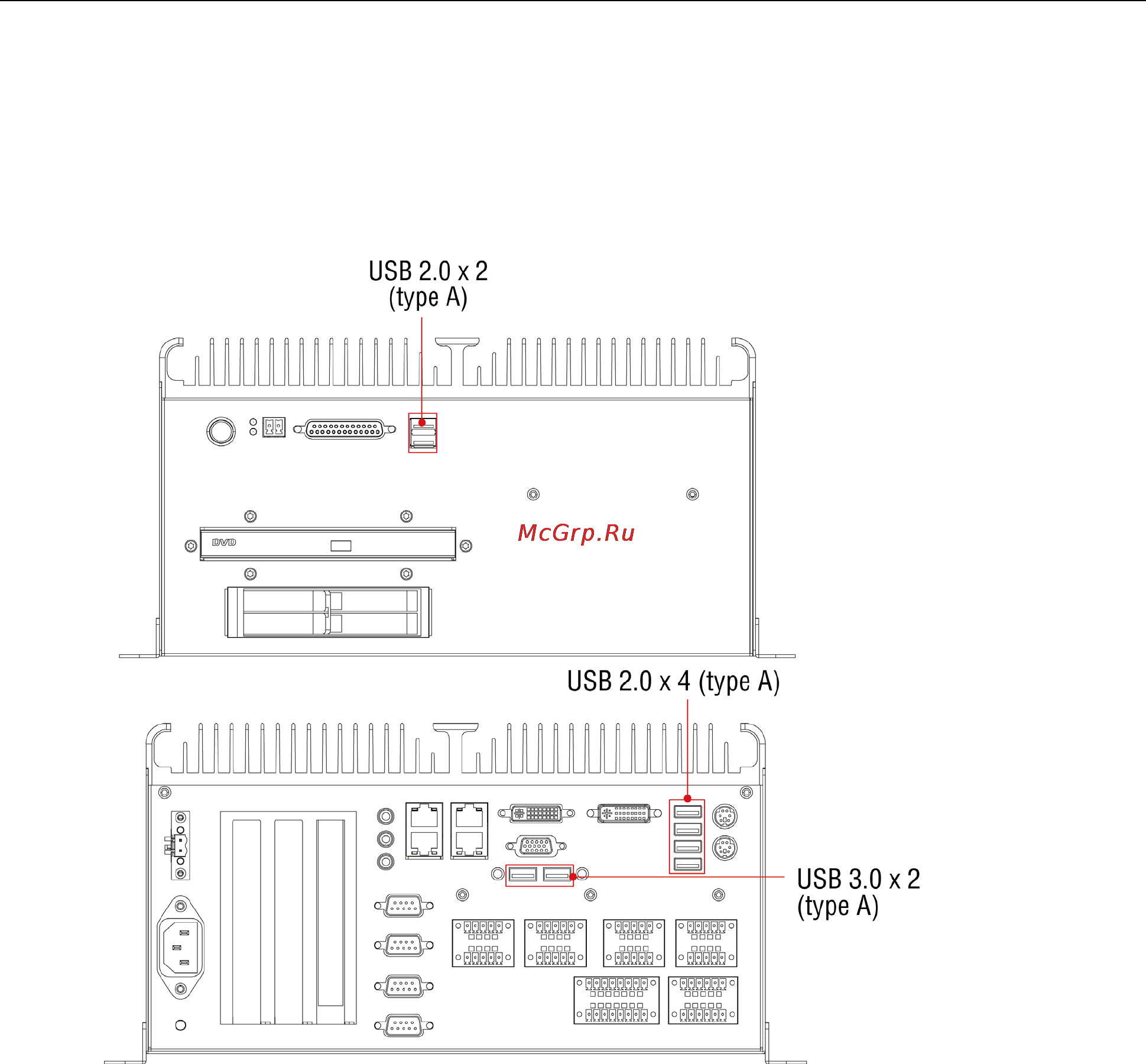Moxa MC-7230-DC-CP-T [19/47] Connecting to the usb device