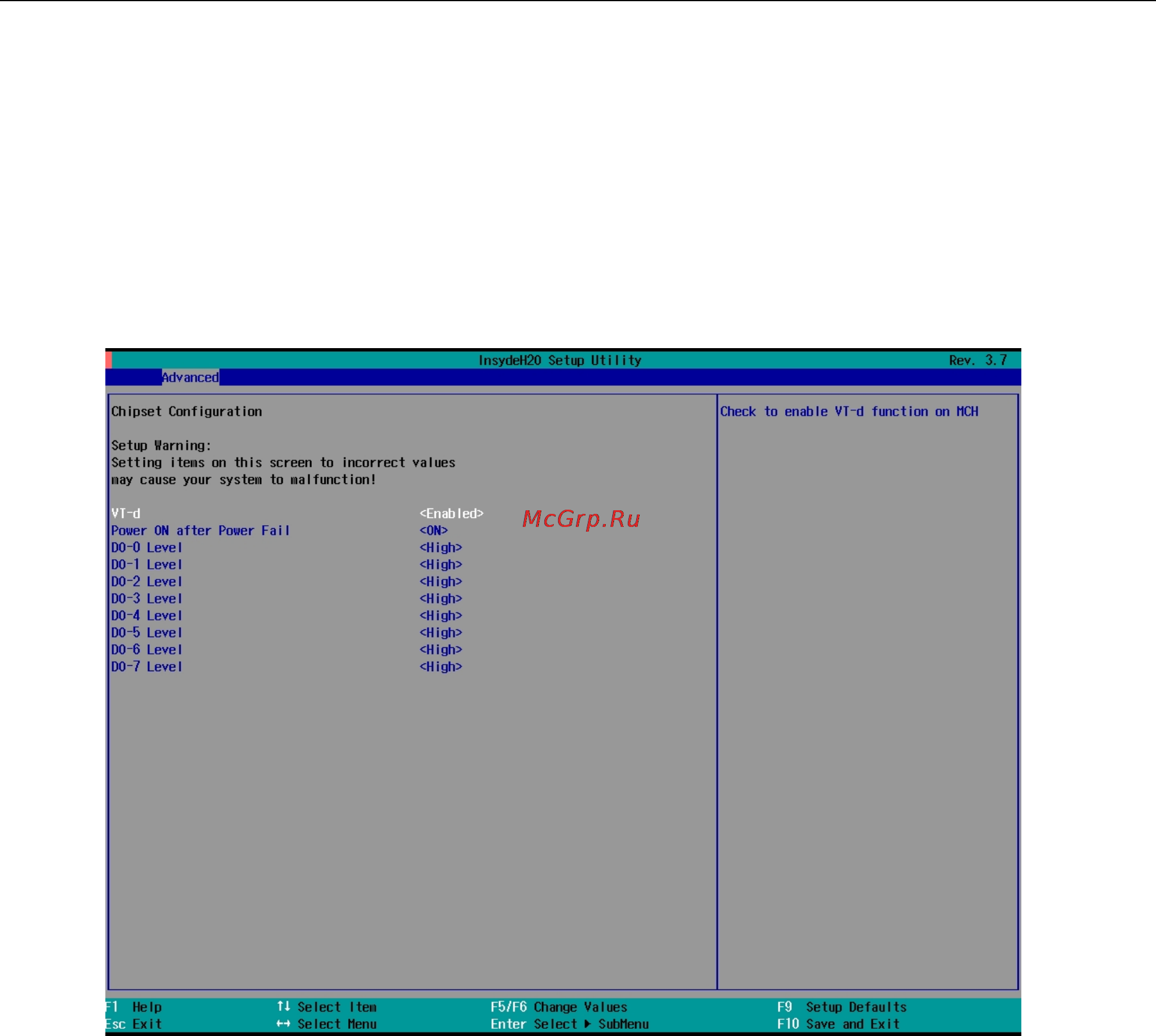 Moxa MC-7270-DC-CP-T [32/47] Chipset configuration
