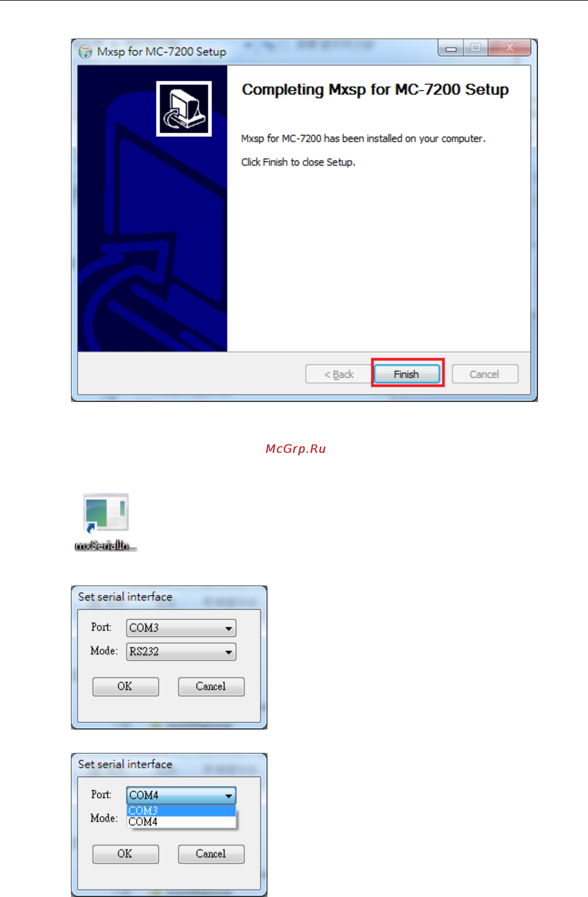 Moxa MC-7230-MP-T [46/47] How to use the mxserialinterface utility