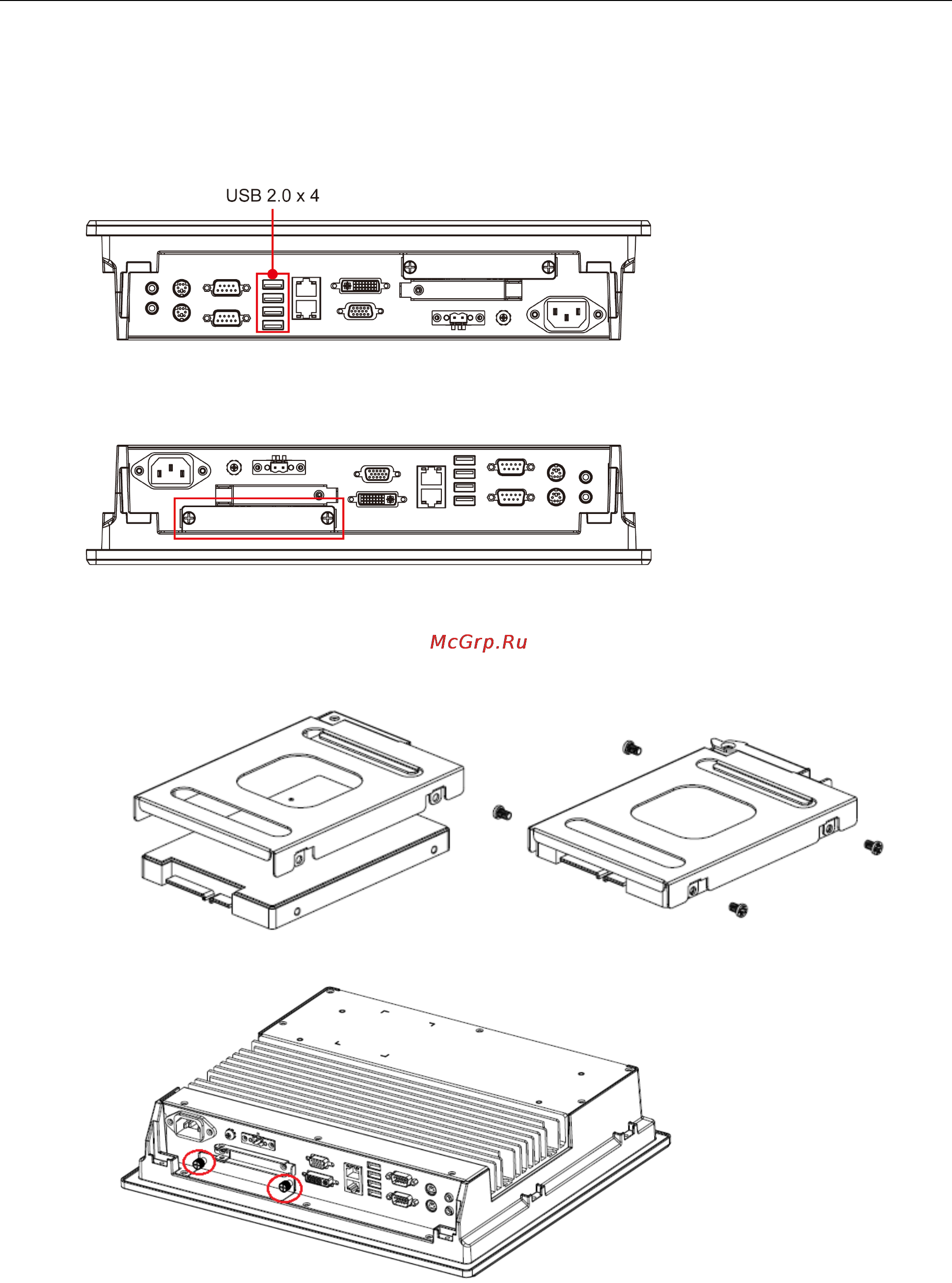 Moxa MPC-2150Z-T [24/65] Connecting to usb devices
