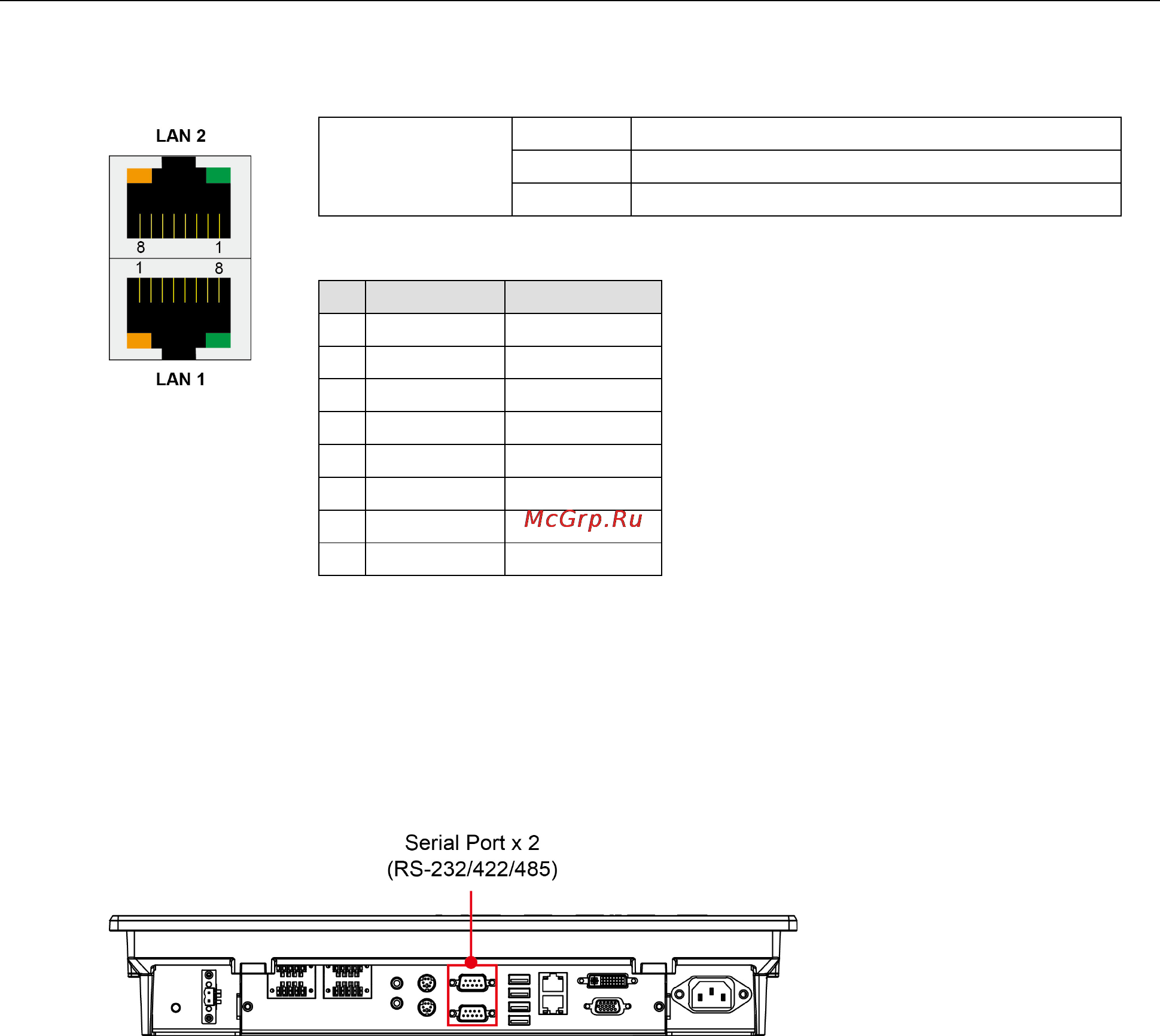 Moxa MPC-2190X [24/70] Connecting to a serial device