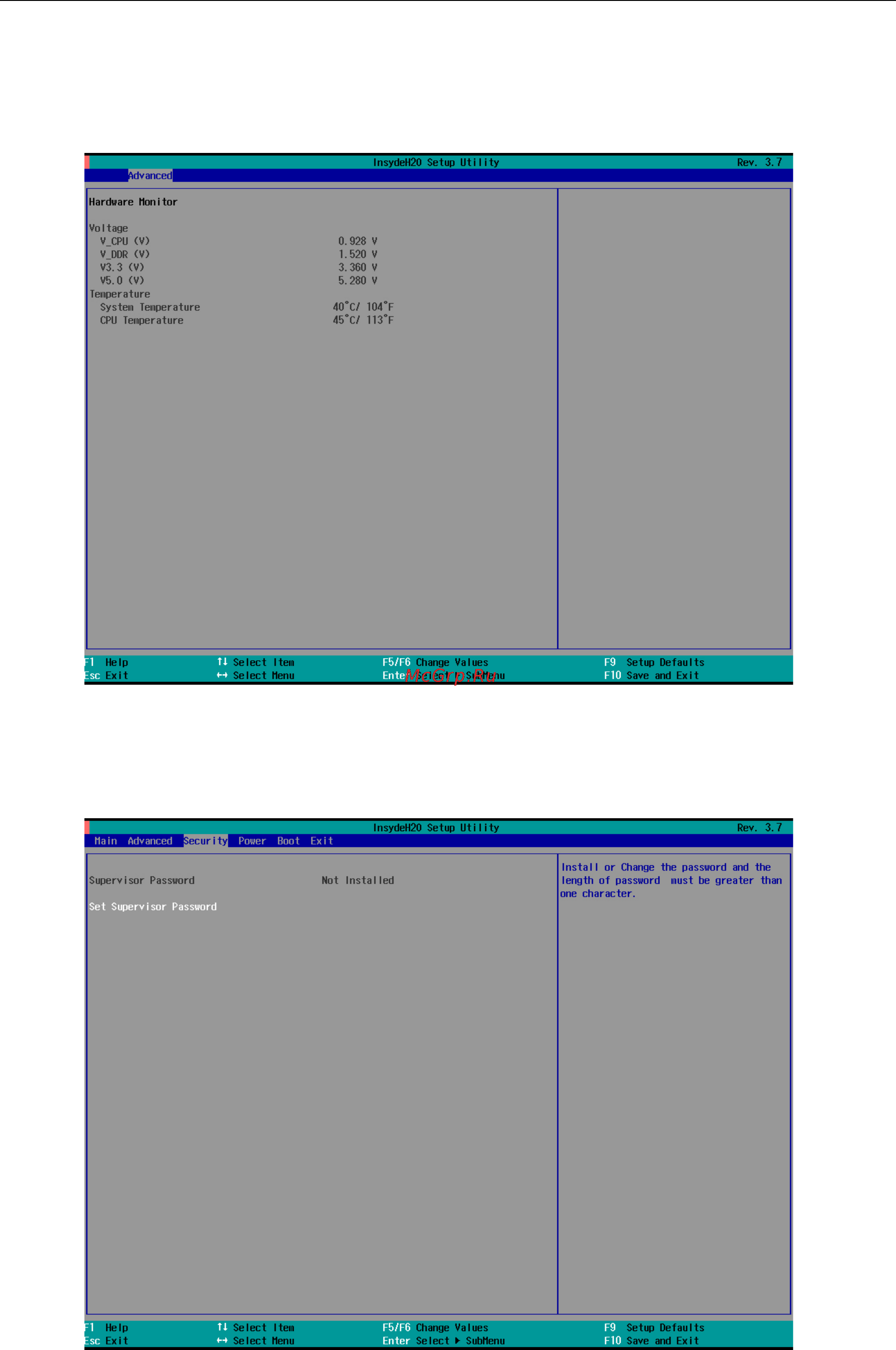 Moxa MPC-2247X [45/64] Hardware monitor