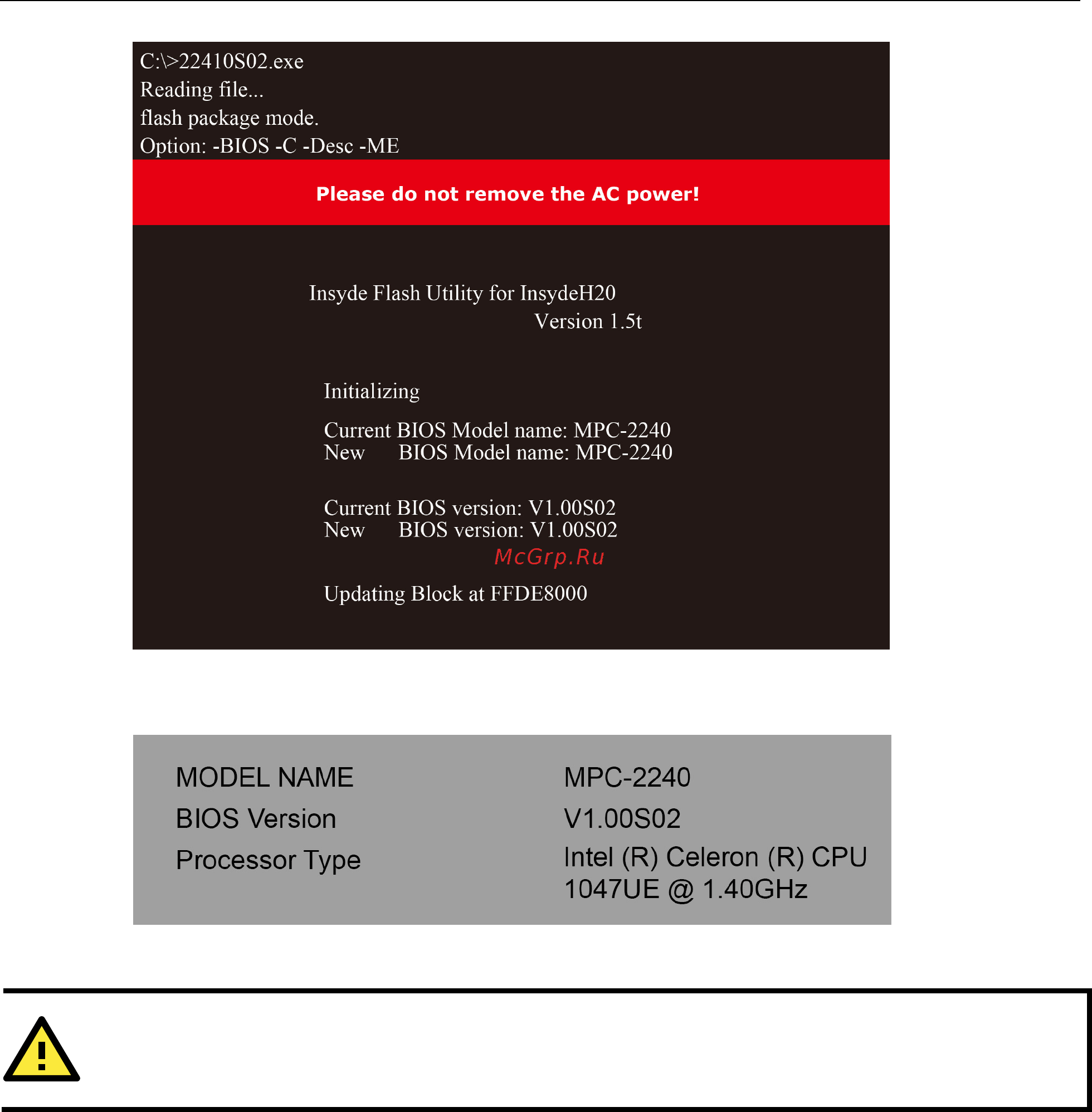 Moxa MPC-2240Z [52/64] Attention