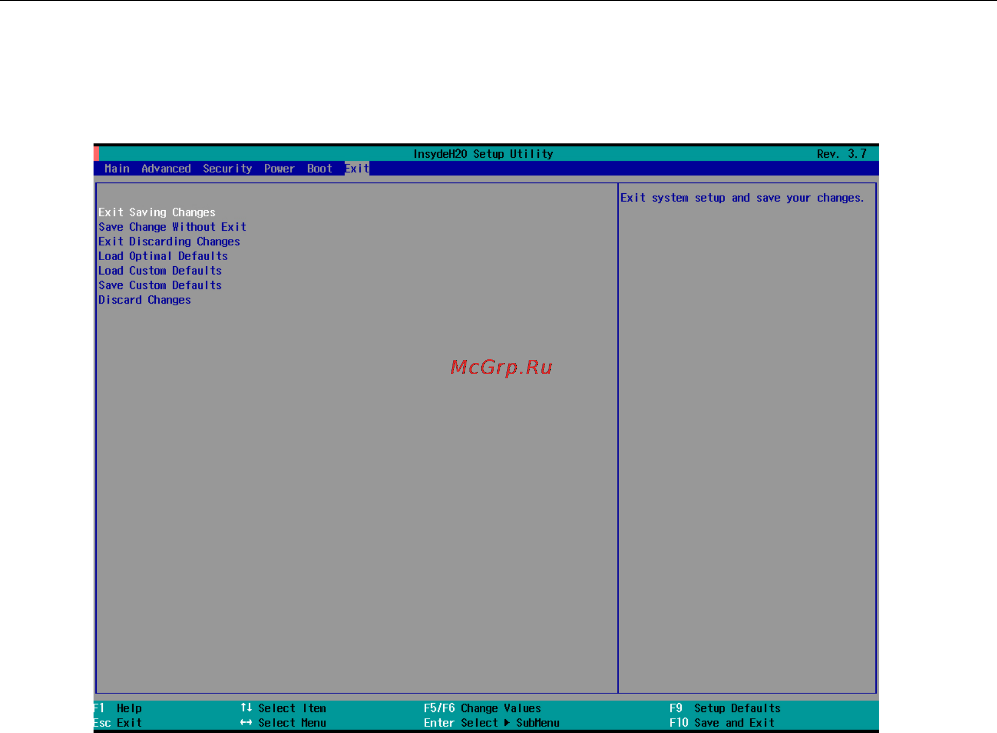 Moxa MPC-2267X [67/71] Exit saving changes