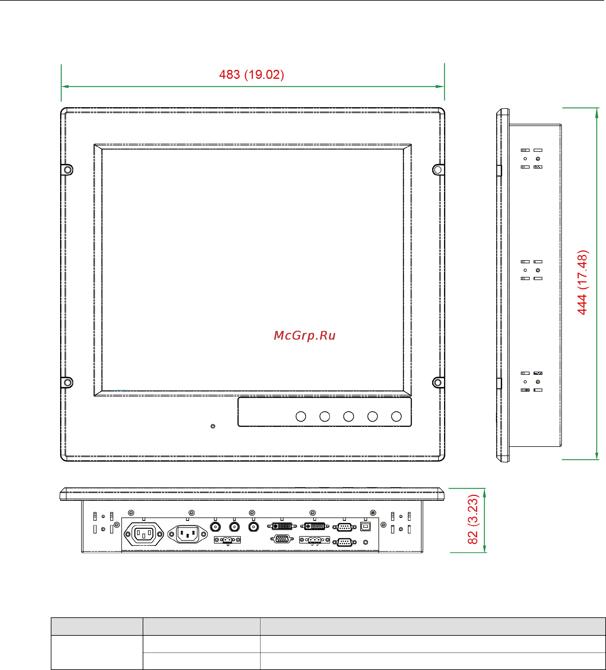 Moxa MD-119-X1 [10/44] Dimensions