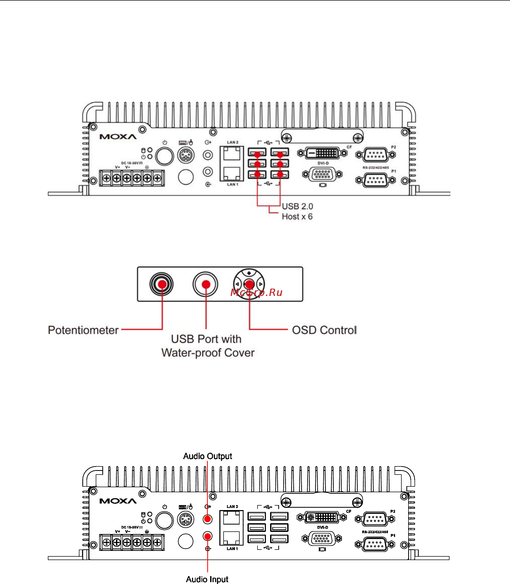 Moxa MPC-122X-K-ECDIS [20/47] Connecting to usb devices
