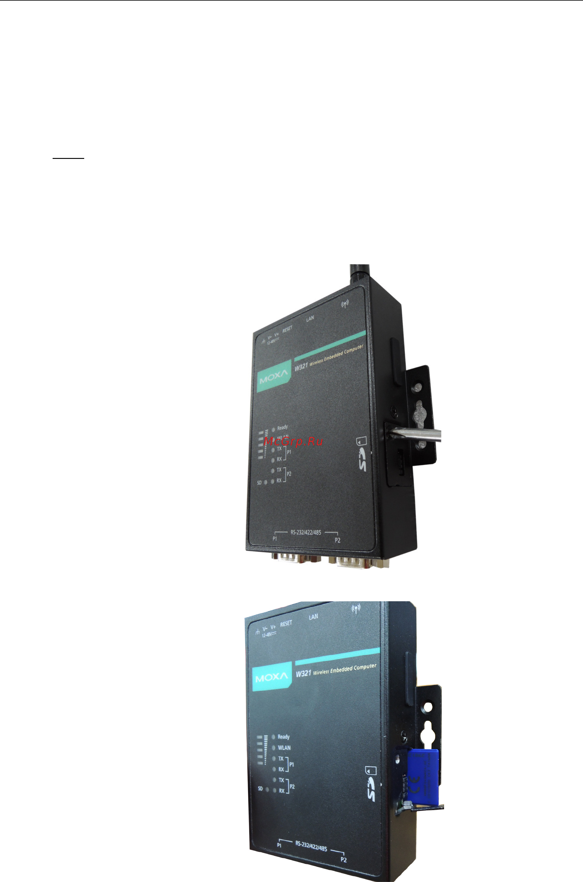 Moxa W315A-LX [21/24] Sd slot