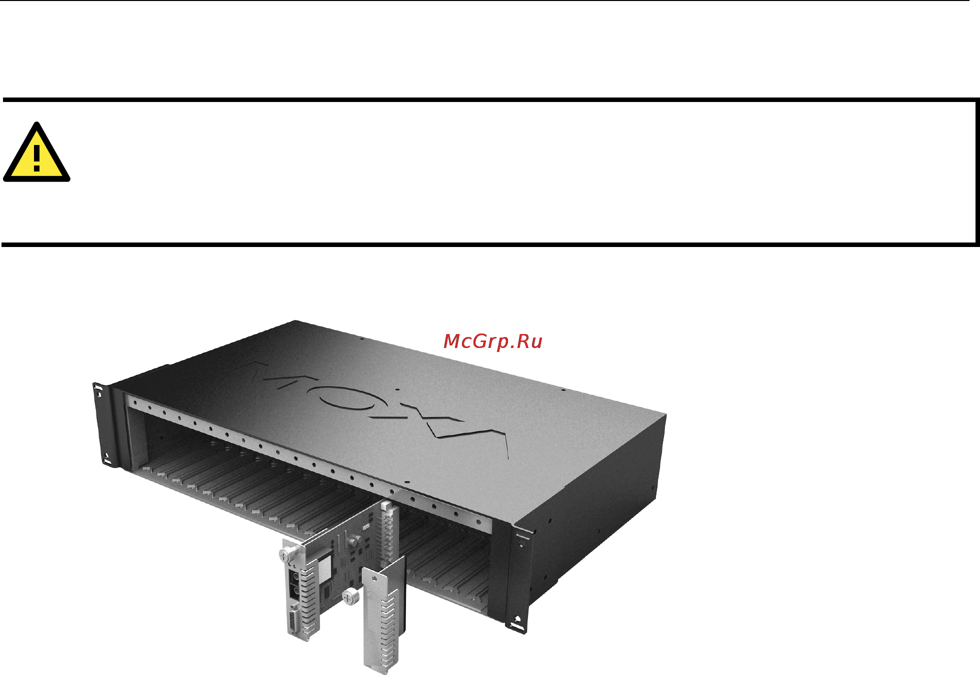 Moxa TRC-190-DC [9/21] Installing the media converter slide in modules
