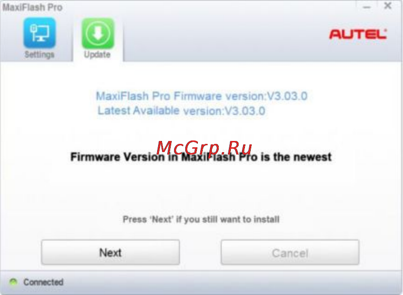 Autel MaxiFlash PRO [18/22] Www autel russia ru