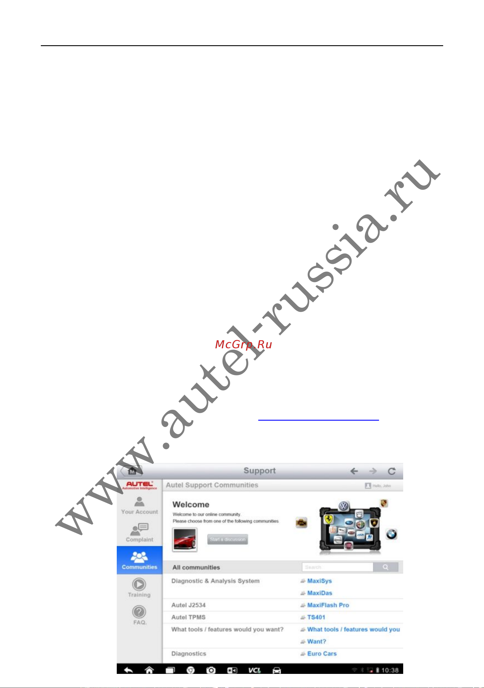 Autel MaxiSys Pro [149/174] Www autel russia ru