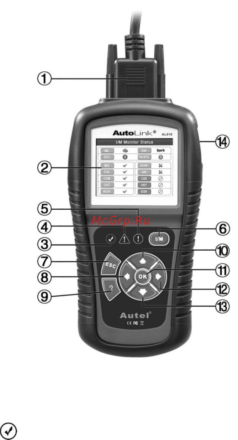 Autel Autolink AL519 [11/73] Using the scan tool