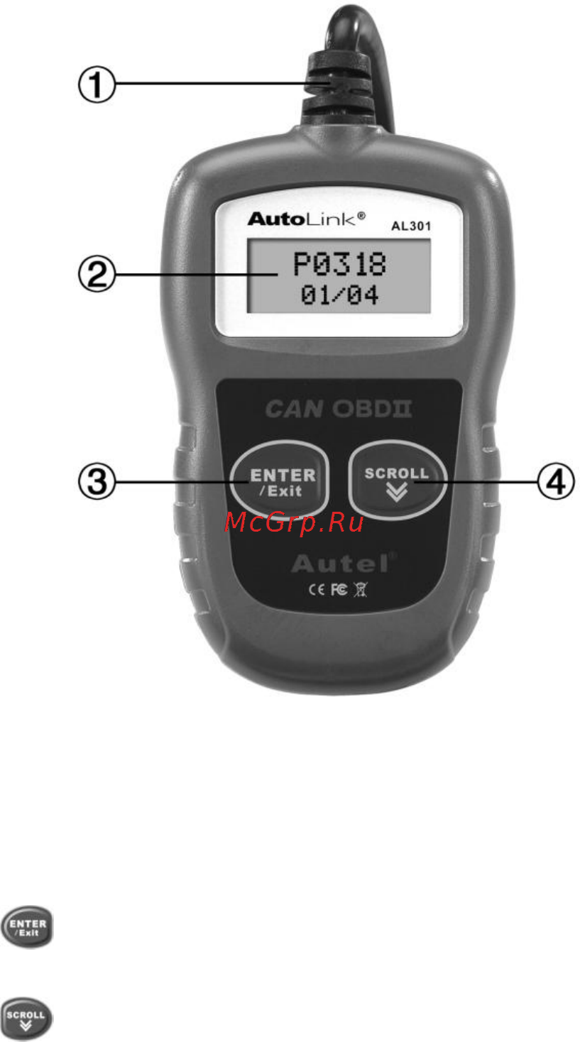 Autel Autolink AL301 [9/109] Using the scan tool