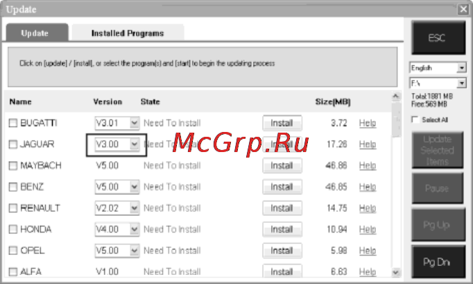 Autel MaxiCheck Oil Light/Service Reset Руководство пользователя онлайн [53/63] 171296