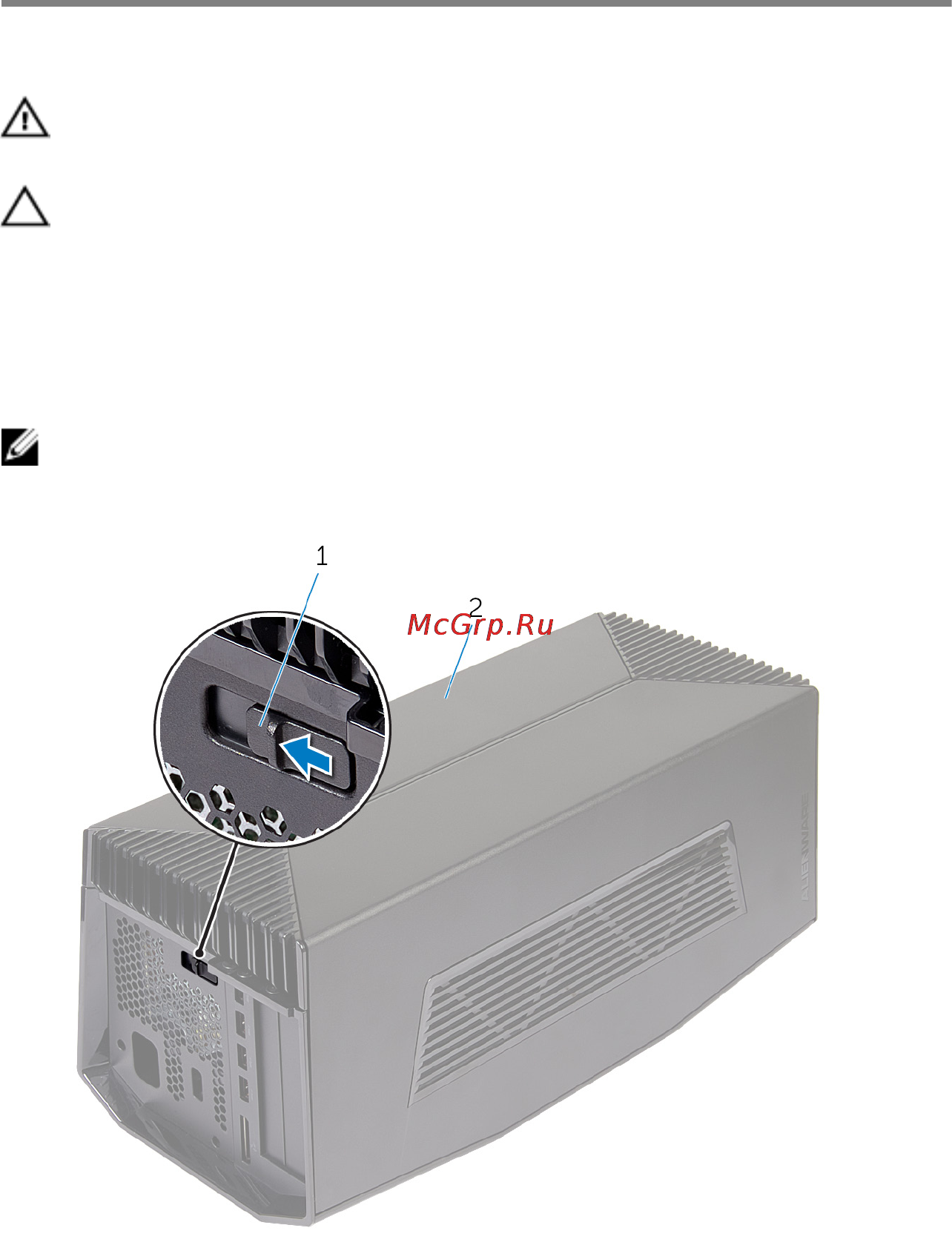 Dell Alienware Graphics Amplifier [13/37] Установка графического адаптера