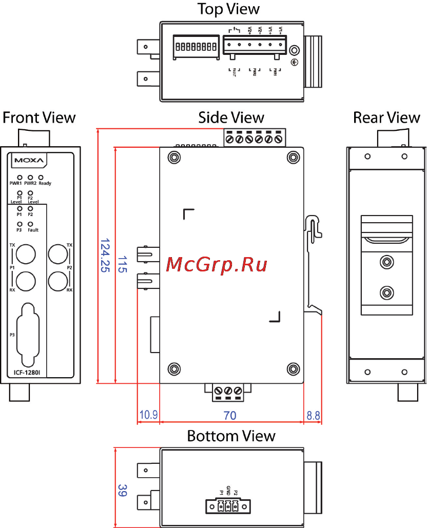 Moxa ICF-1280I-M-ST [5/16] Package checklist