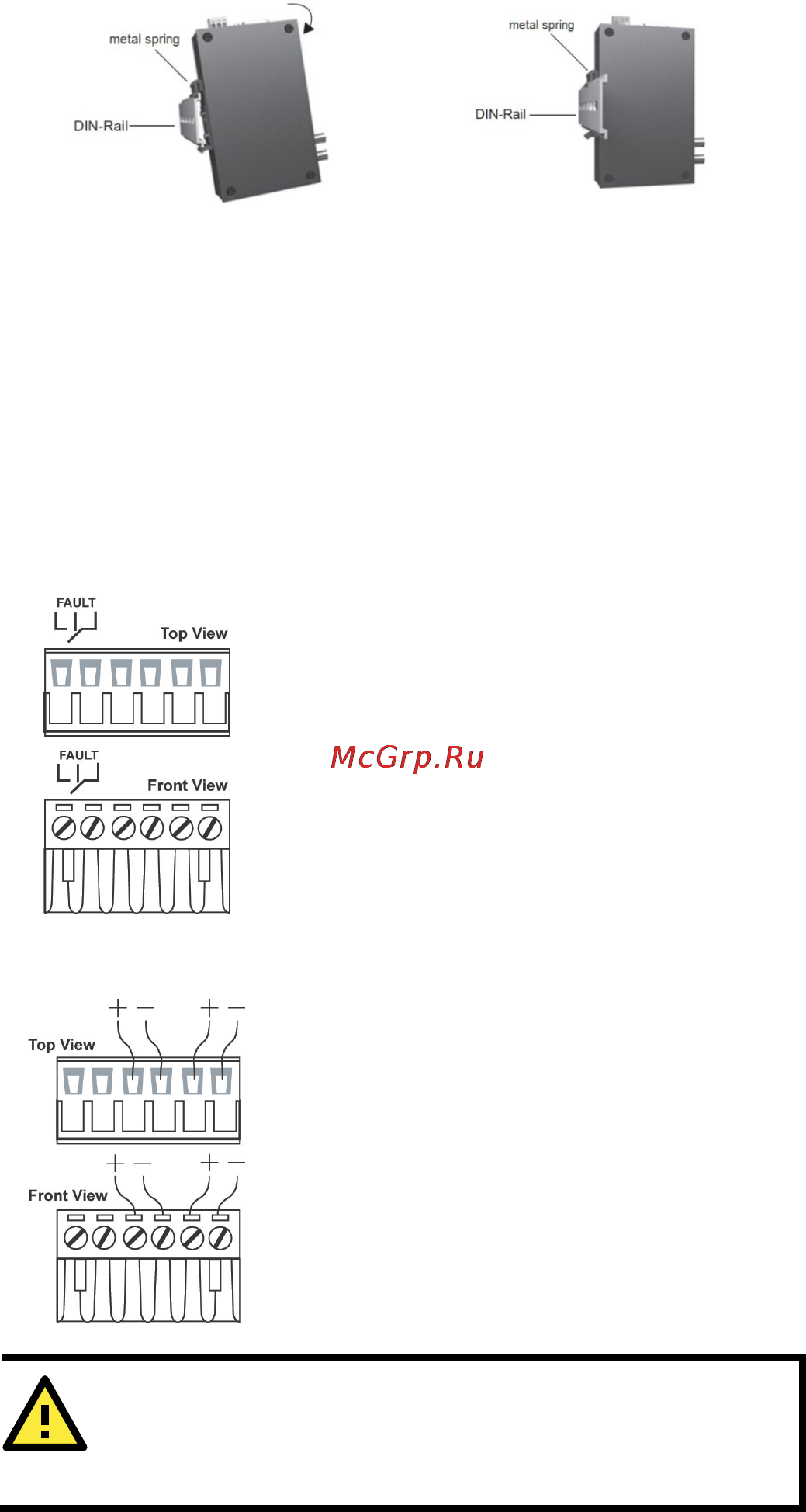 Moxa ICF-1280I-M-ST [7/16] Wiring the alarm contact