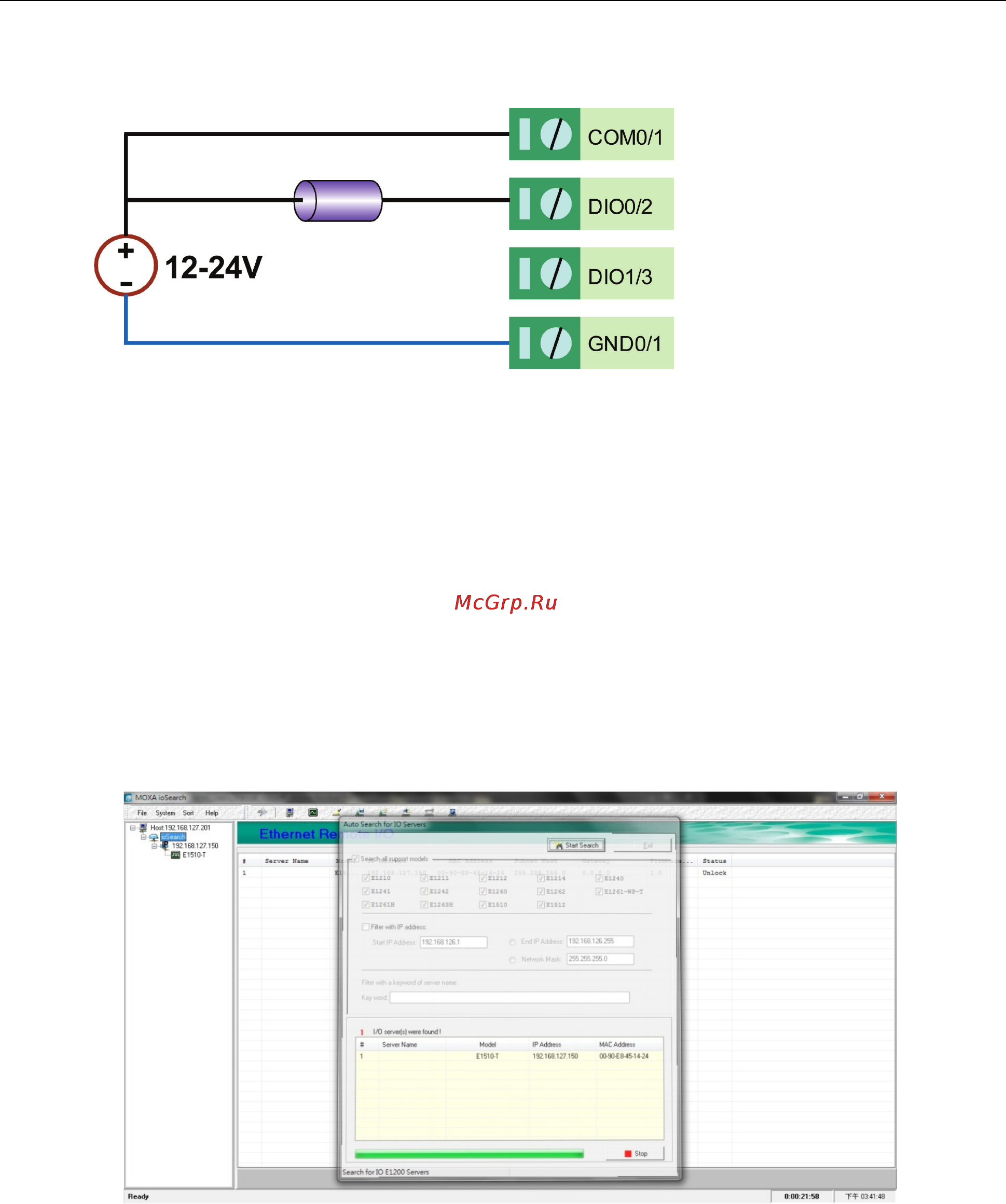 Moxa ioLogik E1510-M12-T [16/62] Dio_do sink mode