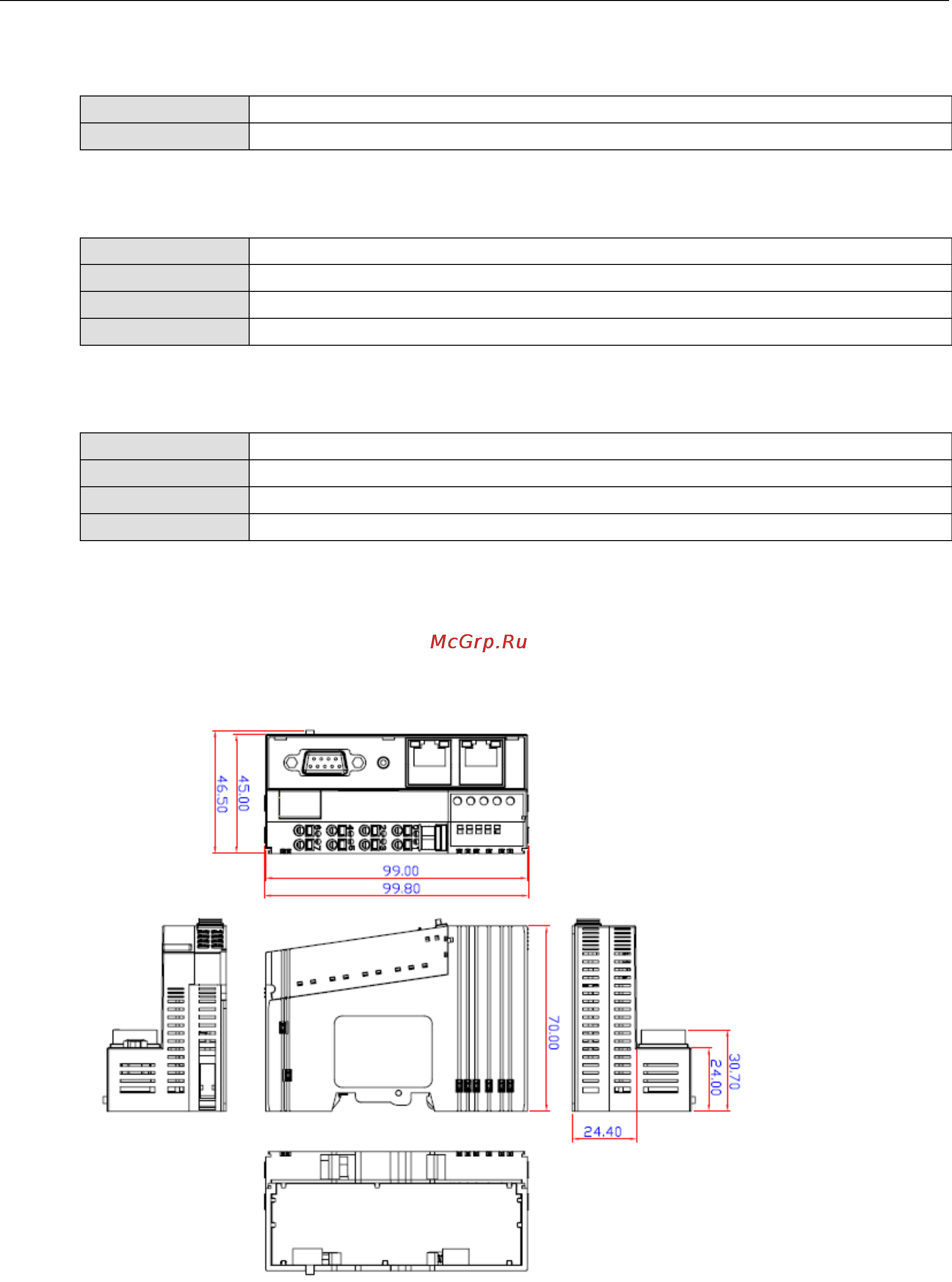 Moxa NA-4010 [10/94] Temperature input modules