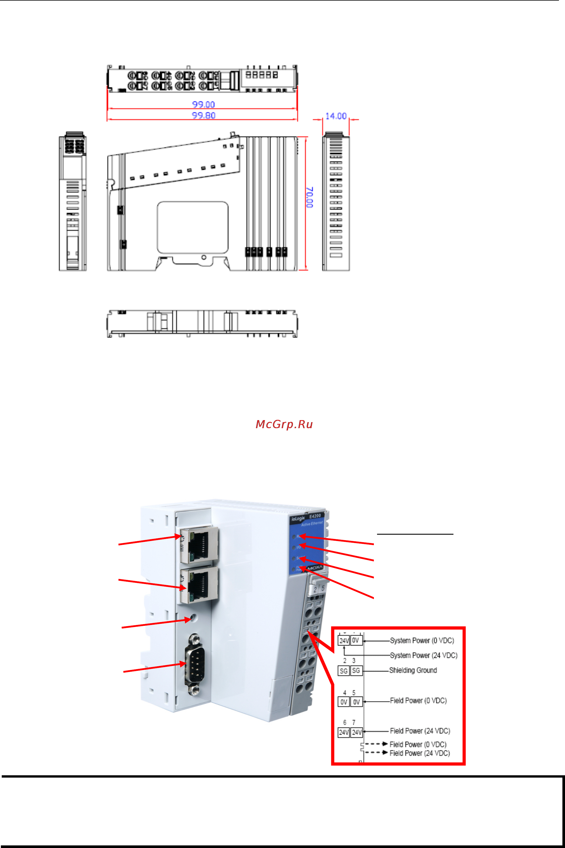 Moxa NA-4010 [11/94] I o module