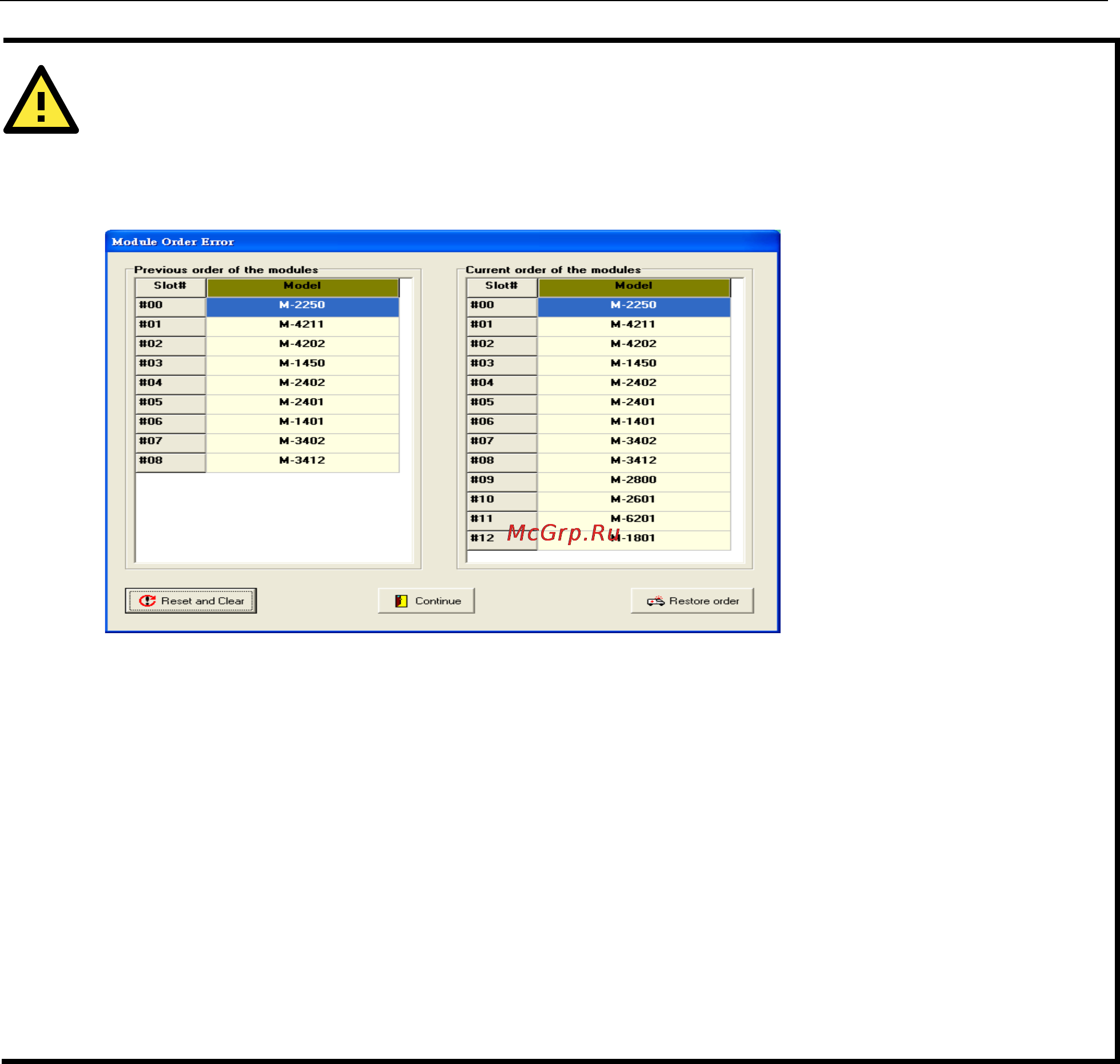 Moxa NA-4020 [26/94] Attention
