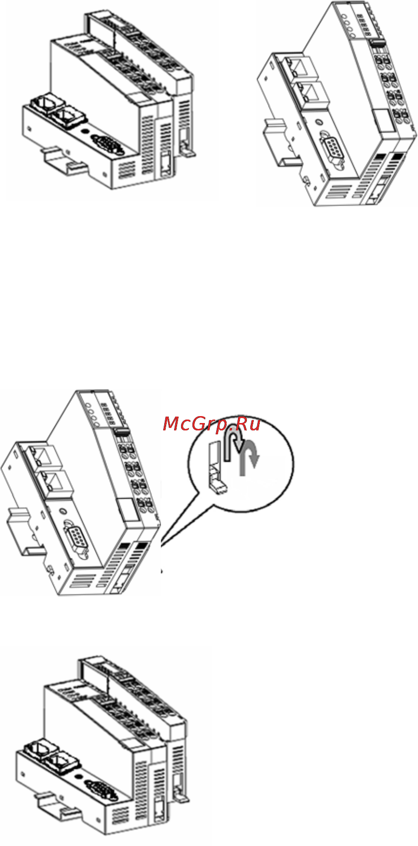 Moxa NA-4020 [3/7] Removing the i o module from the din rail