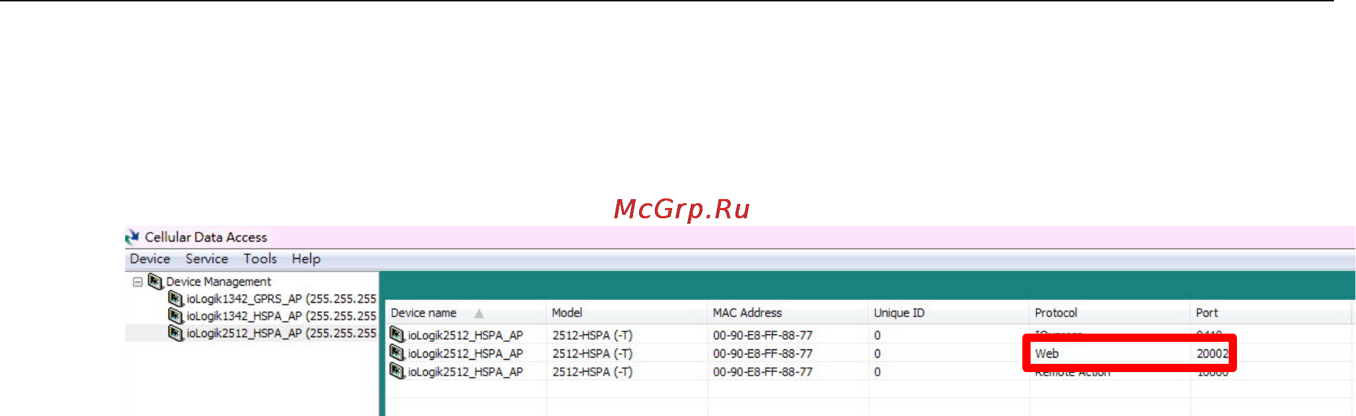 Moxa ioLogik 2542 [79/88] Using a browser url