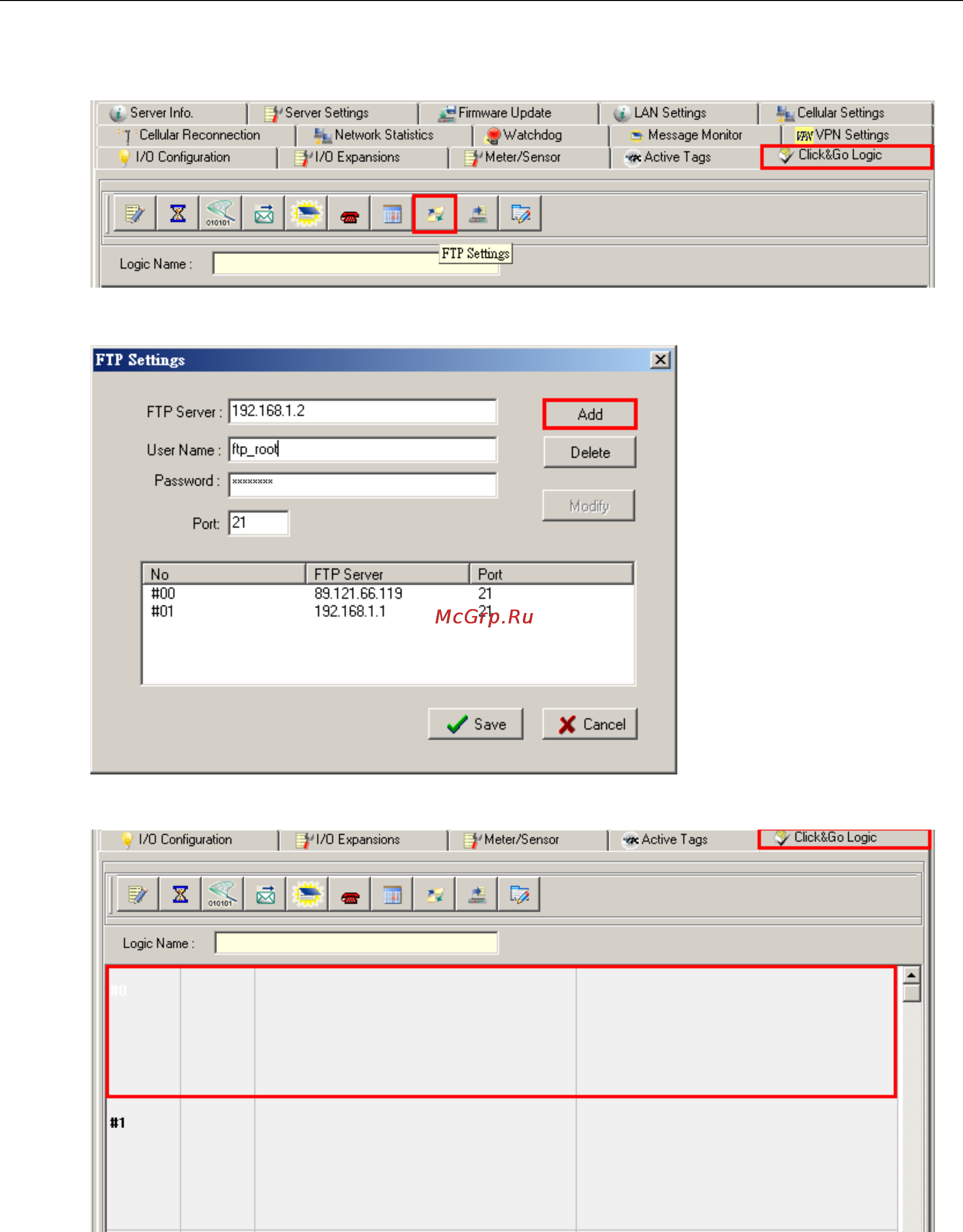 Moxa ioLogik W5340-T [124/194] Log file upload with ftp