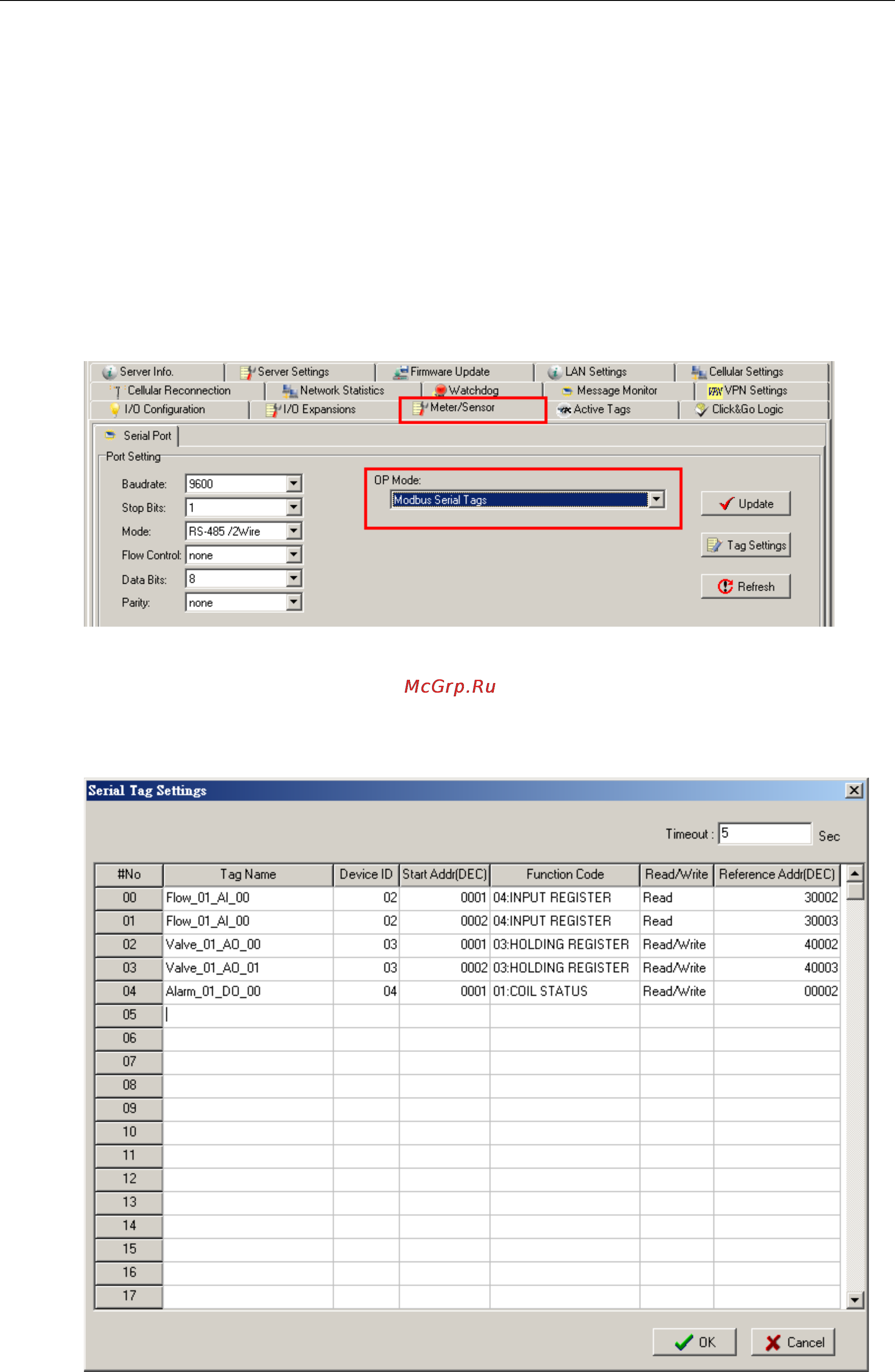 Moxa ioLogik W5340 [129/194] Updating serial tags to scada system with active opc server over a cellular network