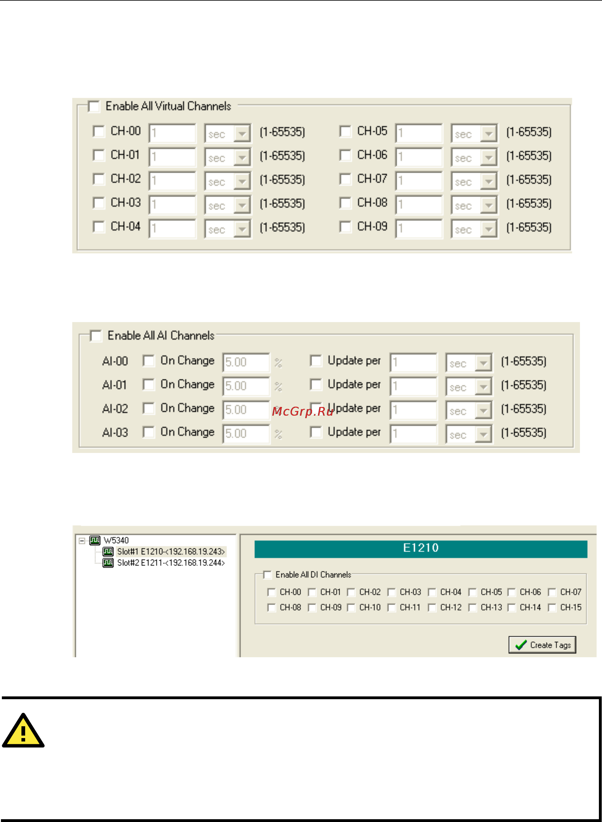 Moxa ioLogik W5340-HSPA-T [59/194] Attention