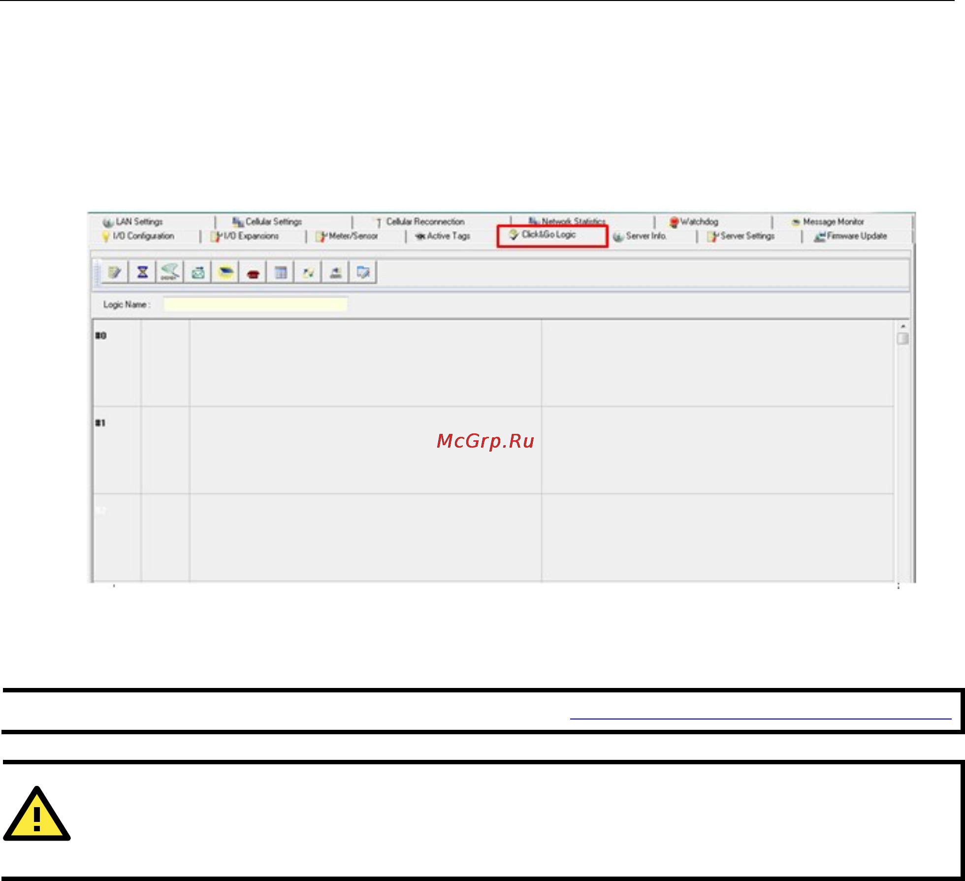 Moxa ioLogik W5340-HSPA [72/194] Click go logic panel