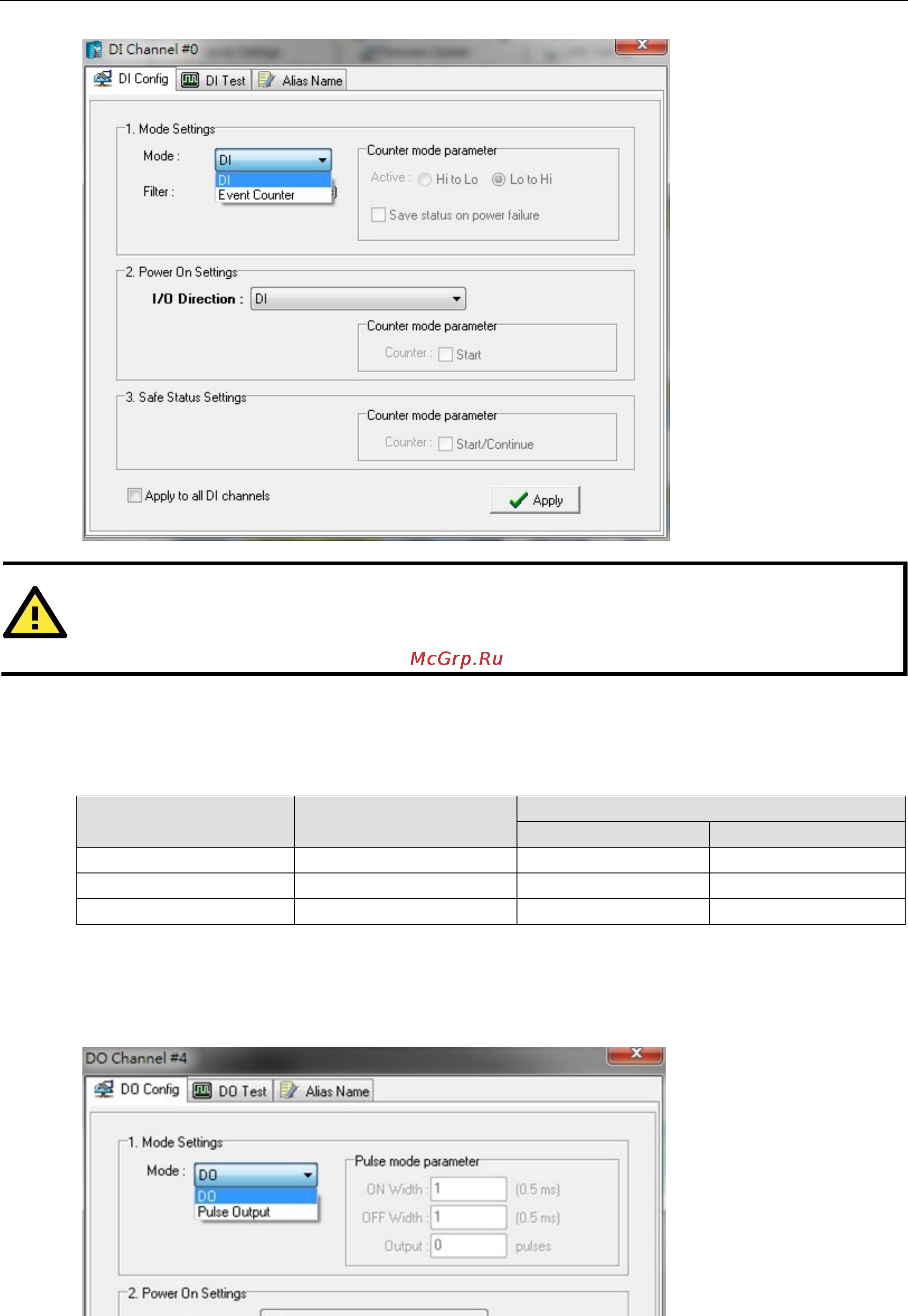 Moxa ioLogik W5312 [78/194] Digital output mode selection