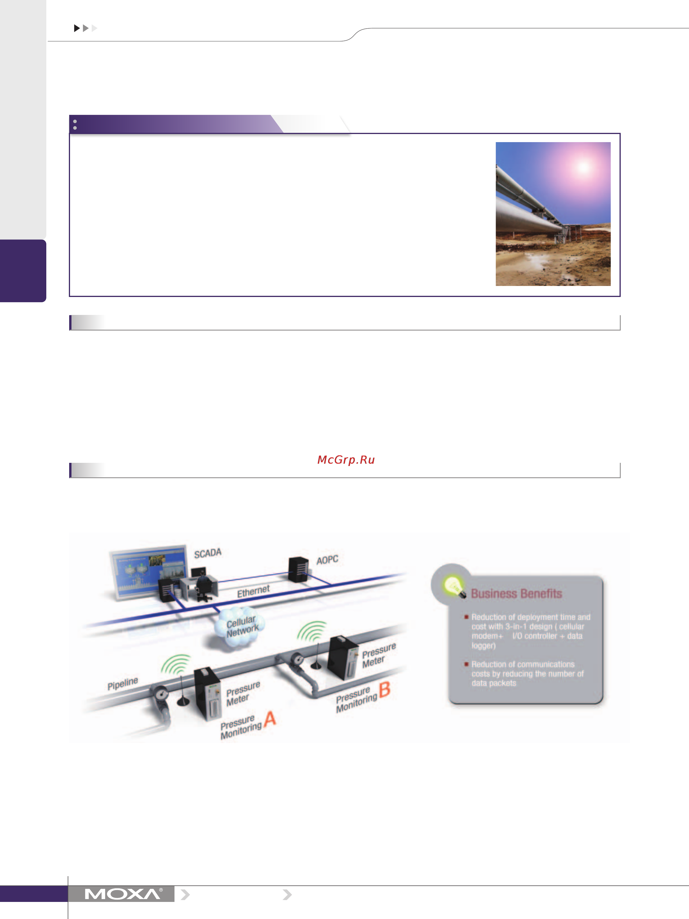 Moxa ioLogik W5340 [9/10] Reliable remote pipeline monitoring systems over cellular networks
