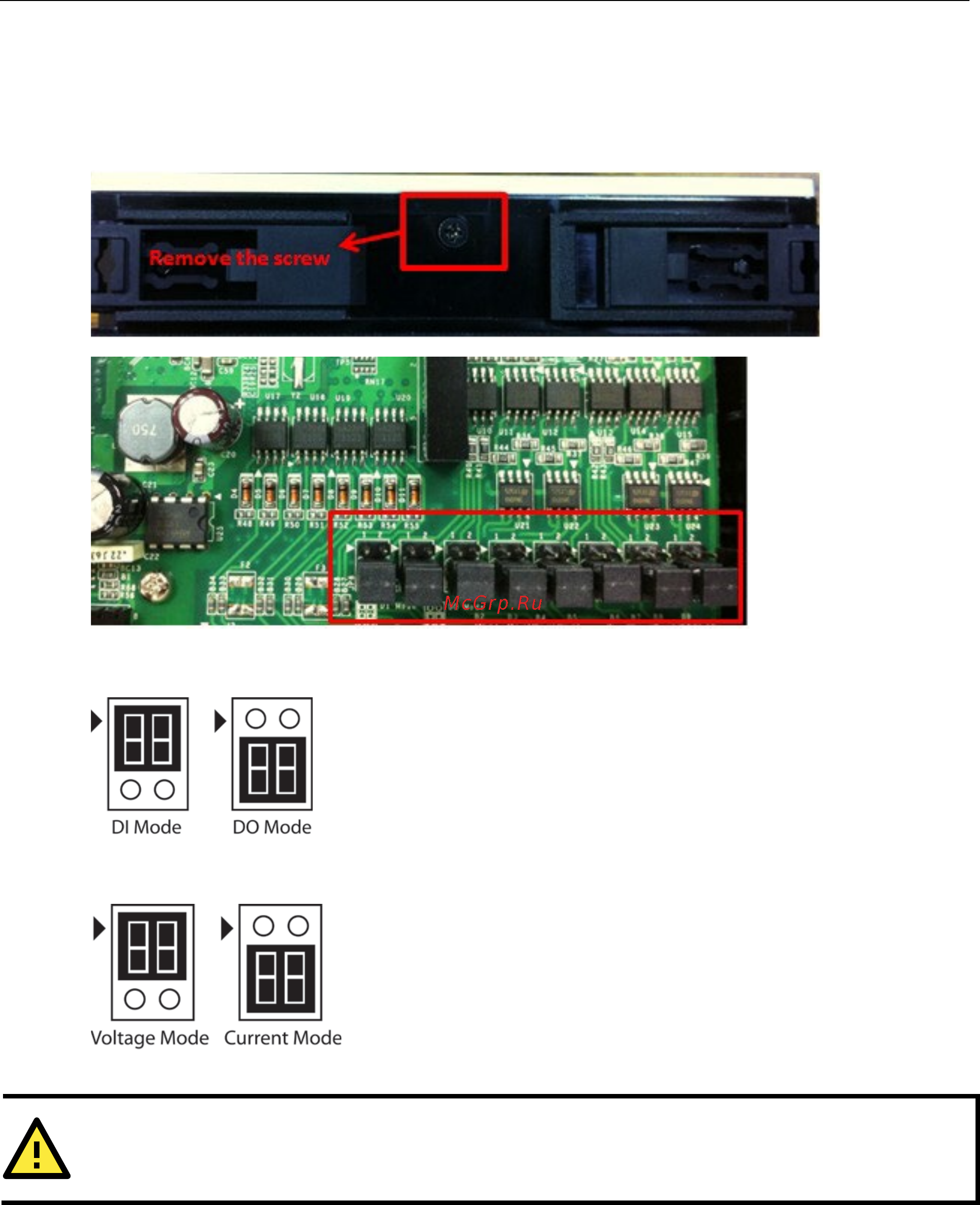 Moxa ioLogik R1240 [20/64] Jumper settings dio and ai