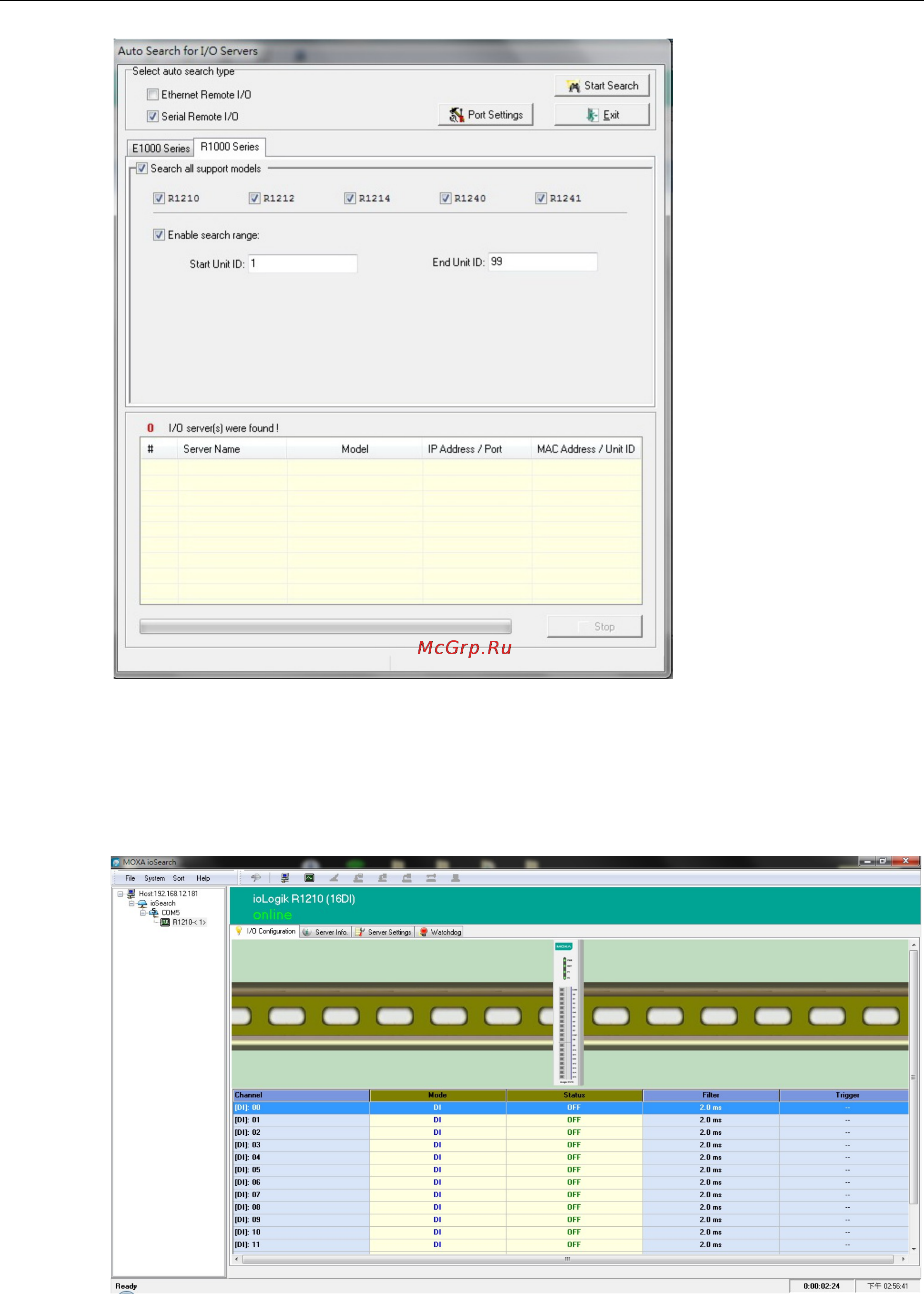 Moxa ioLogik R1210 [22/64] Iologik r1200 series initial setup