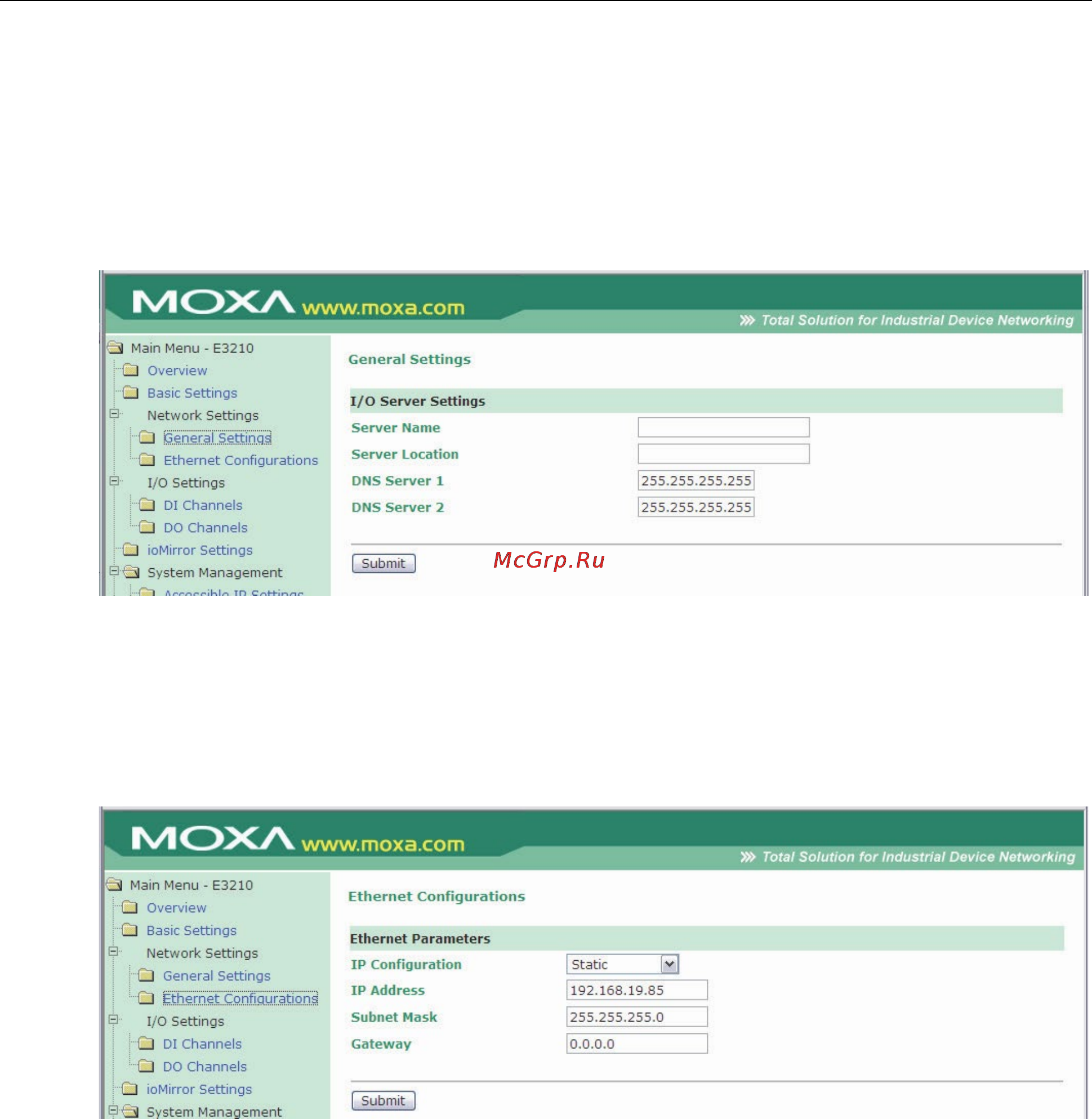 Moxa ioMirror E3210 [21/42] Iomirror e3210 using the web console