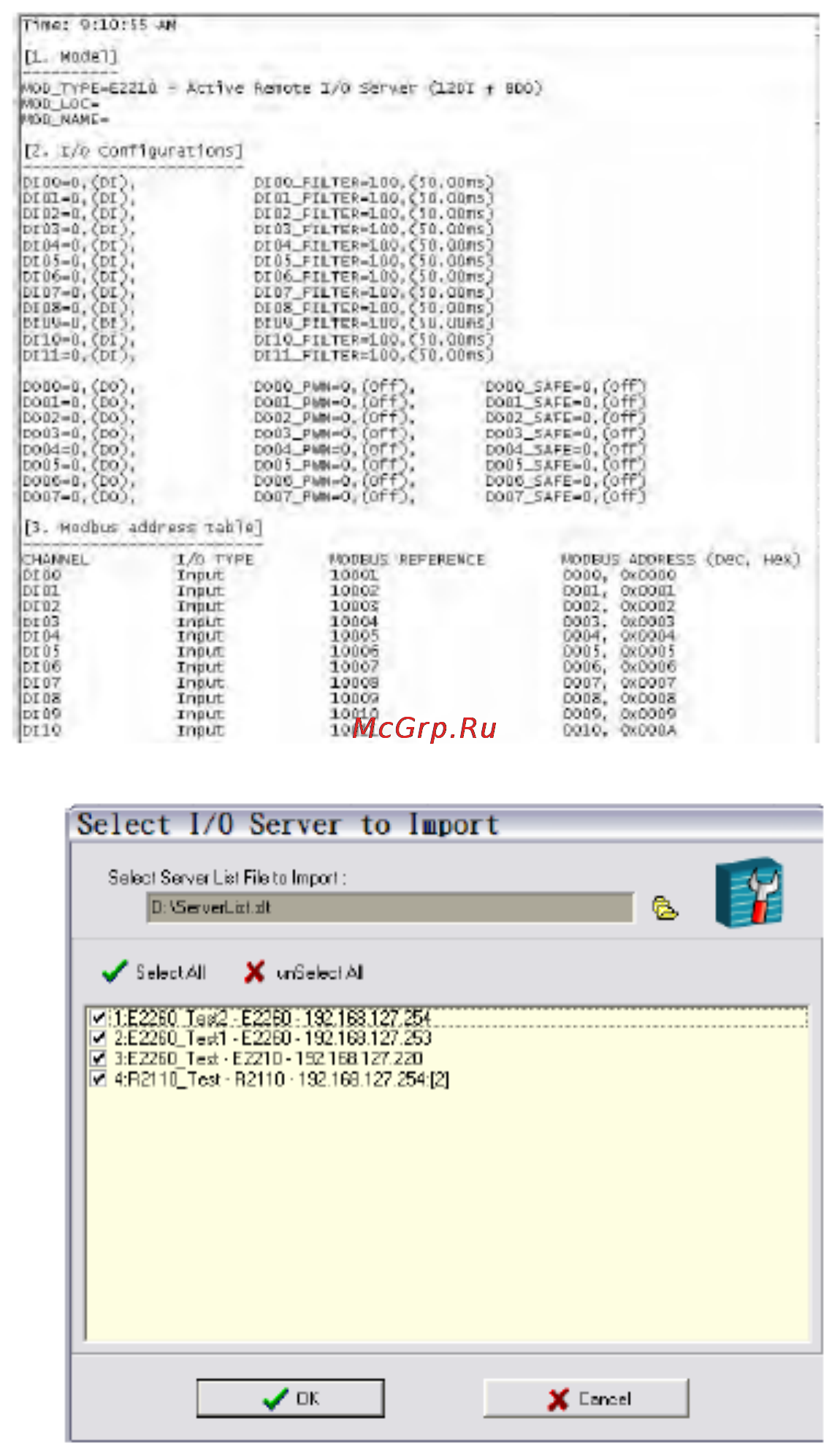 Moxa ioLogik E2210-T [11/20] Главный экран ioadmin