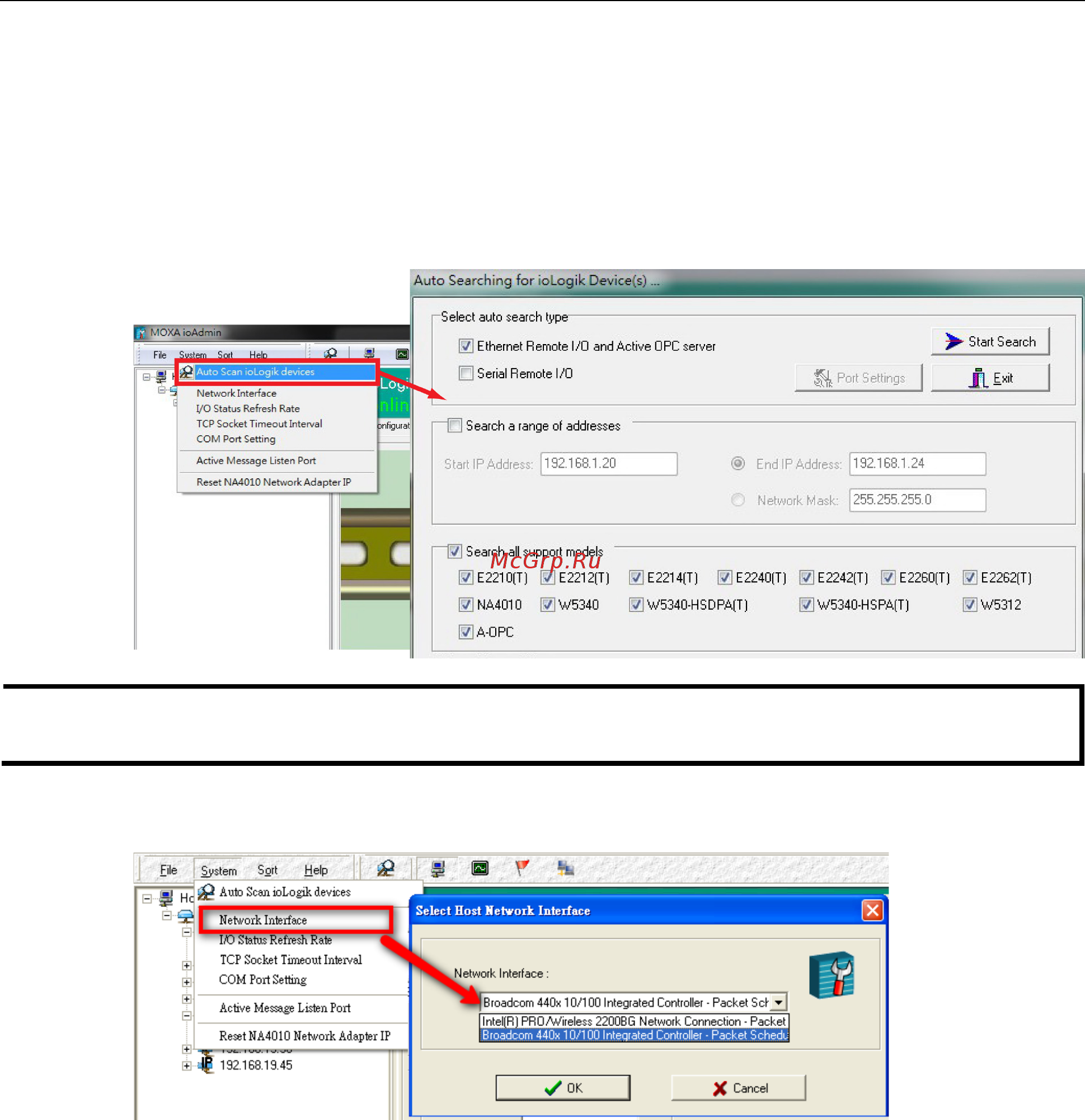 Moxa ioLogik E2214 [24/263] Activating ioadmin and connecting to the iologik