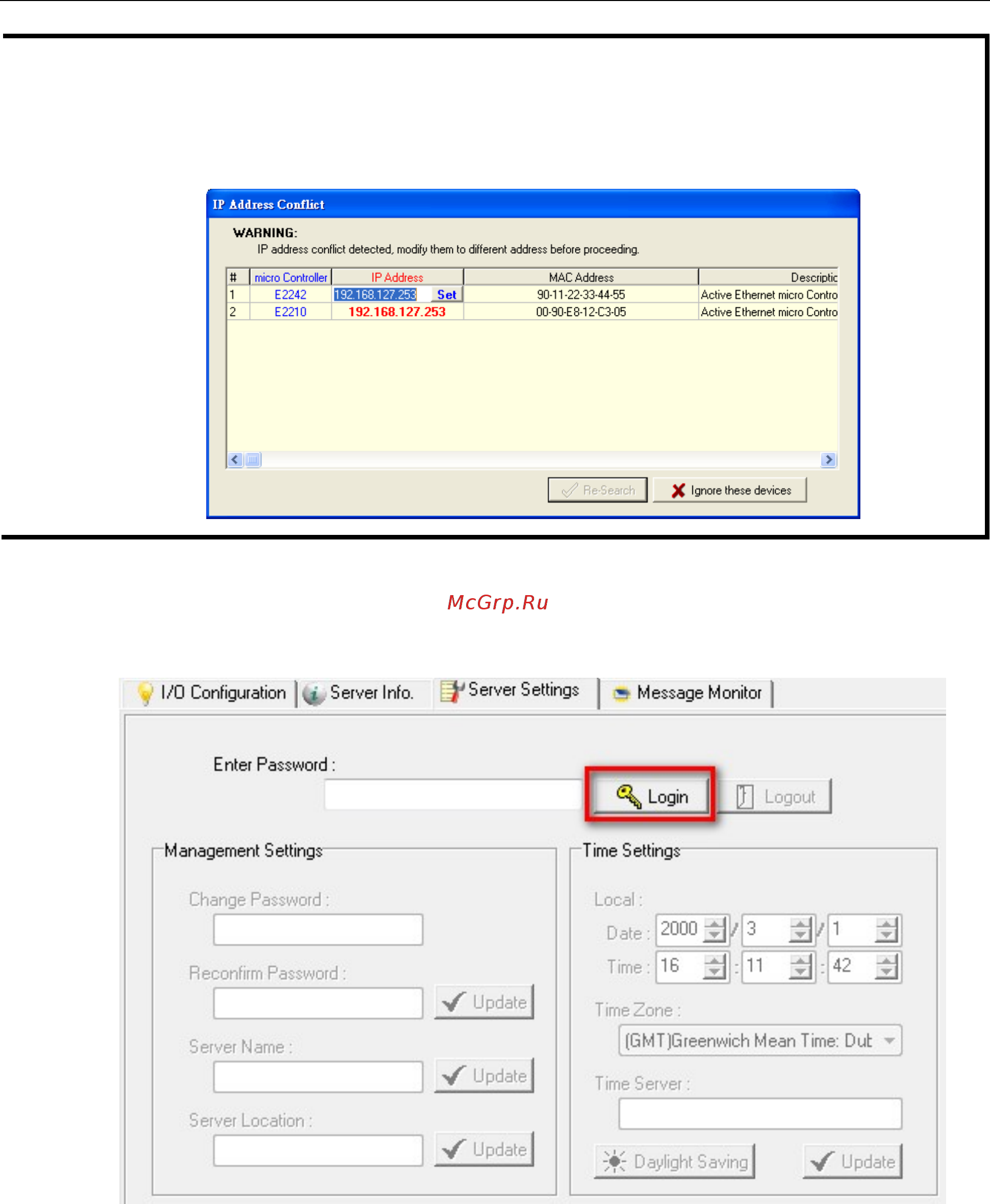 Moxa ioLogik E2240-T [25/263] Iologik e2200 series initial setup