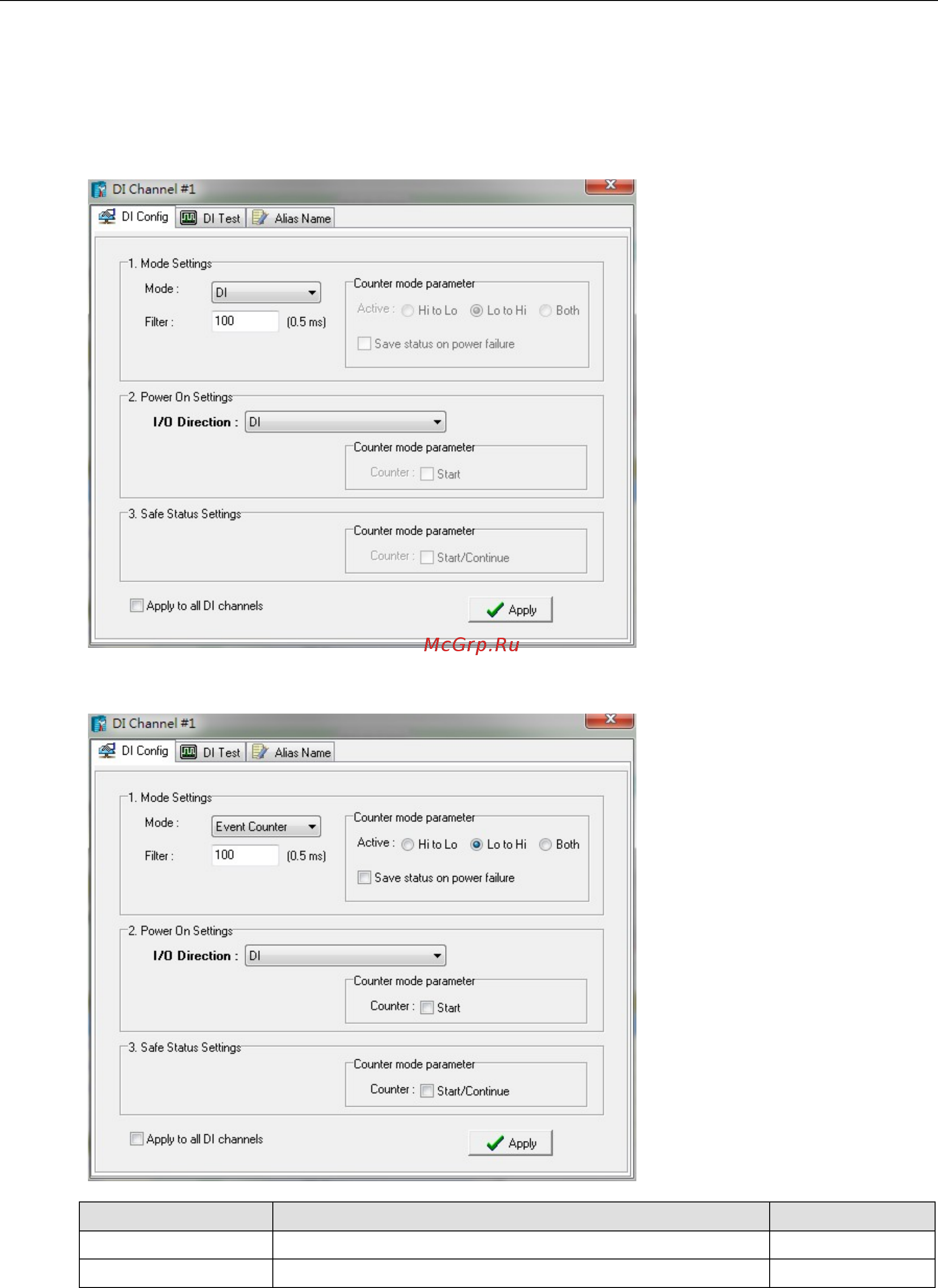 Moxa ioLogik E2210 [52/263] Configuring digital input channels